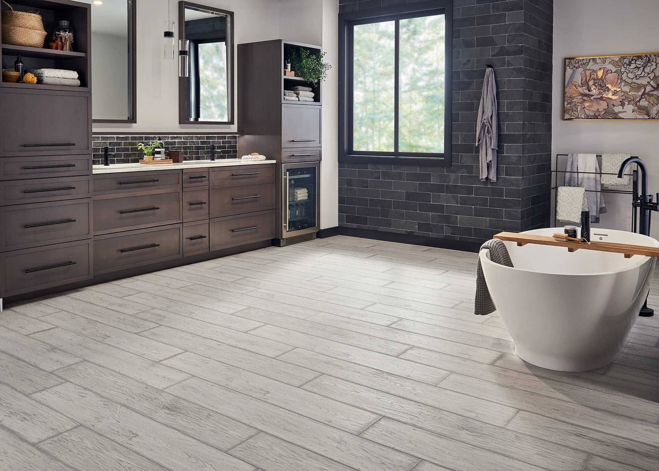 12mm San Dimas Oak 72 Hour Water-Resistant Laminate Flooring 8.03 in. Wide x 47.64 in. Long - As-Is - Stack Out - 1301.44 Sq. Ft. - Image 2