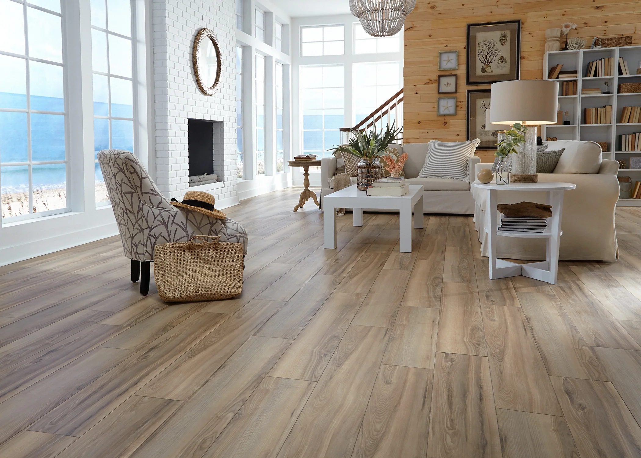 12mm Sunswept Ash Laminate Flooring - Sample - Image 2