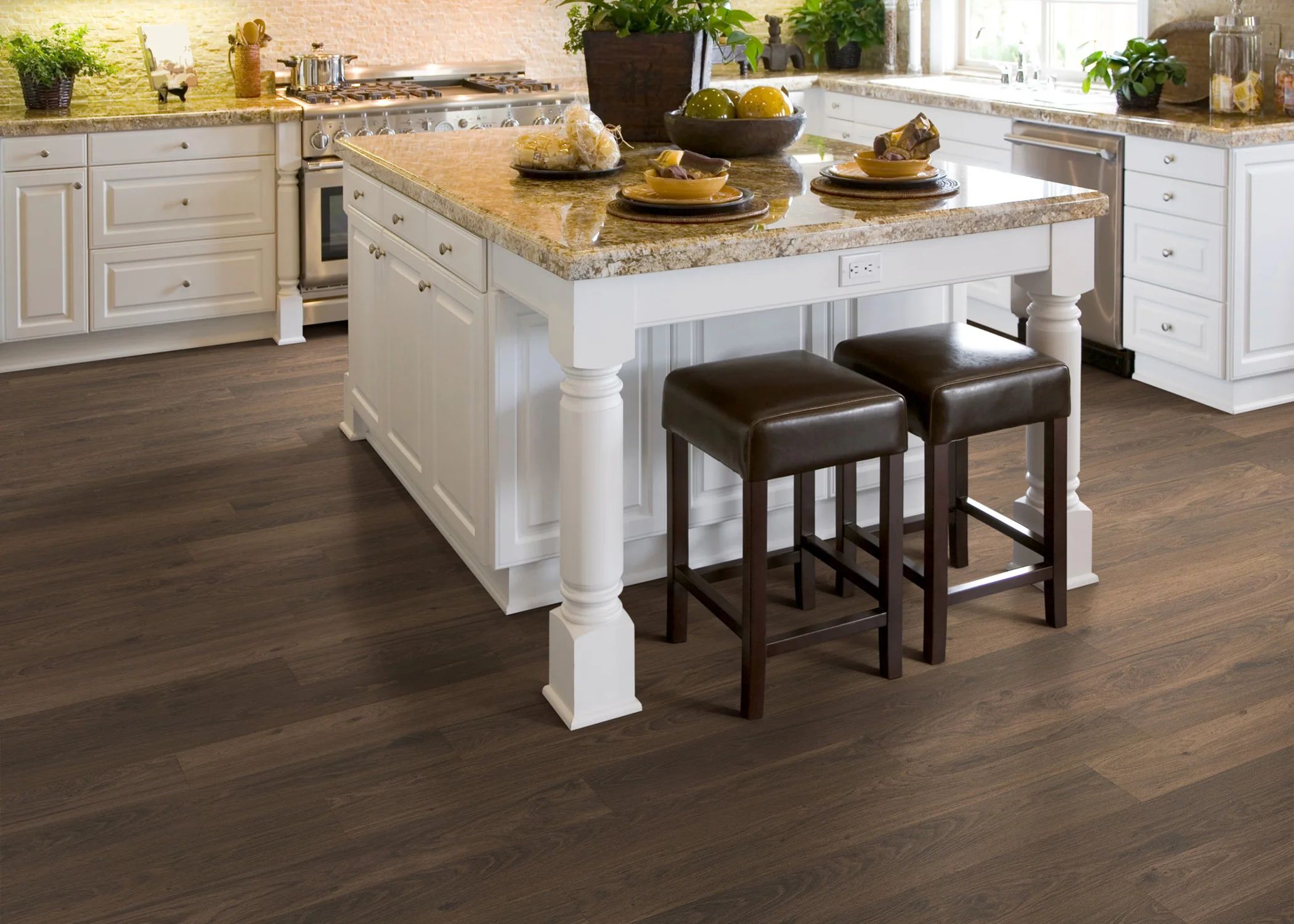 2mm Dickenson Oak Waterproof Glue-Down Luxury Vinyl Plank Flooring 6 in. Wide x 48 in. Long - As-Is - Stack Out - 1563.97 Sq. Ft. - Image 2