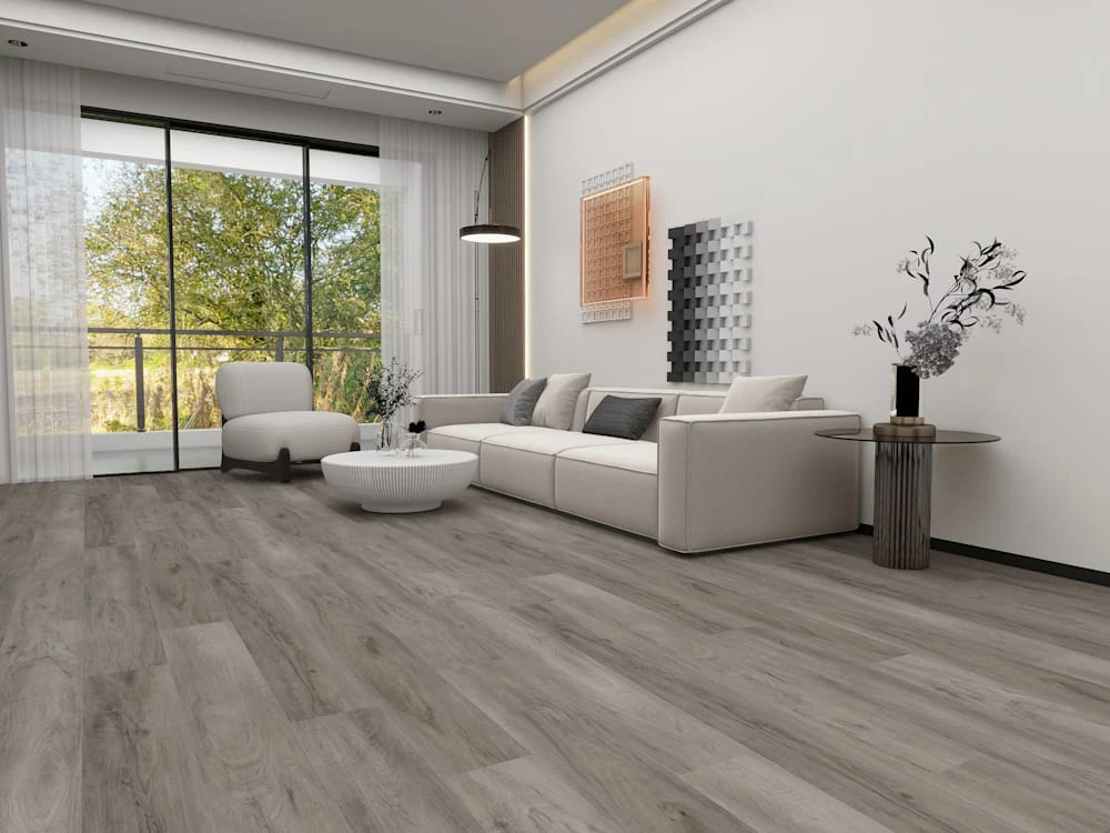 3.2mm Silver County Birch Waterproof Rigid Vinyl Plank Flooring 7.19 in. Wide x 47.24 in. Long - Image 2