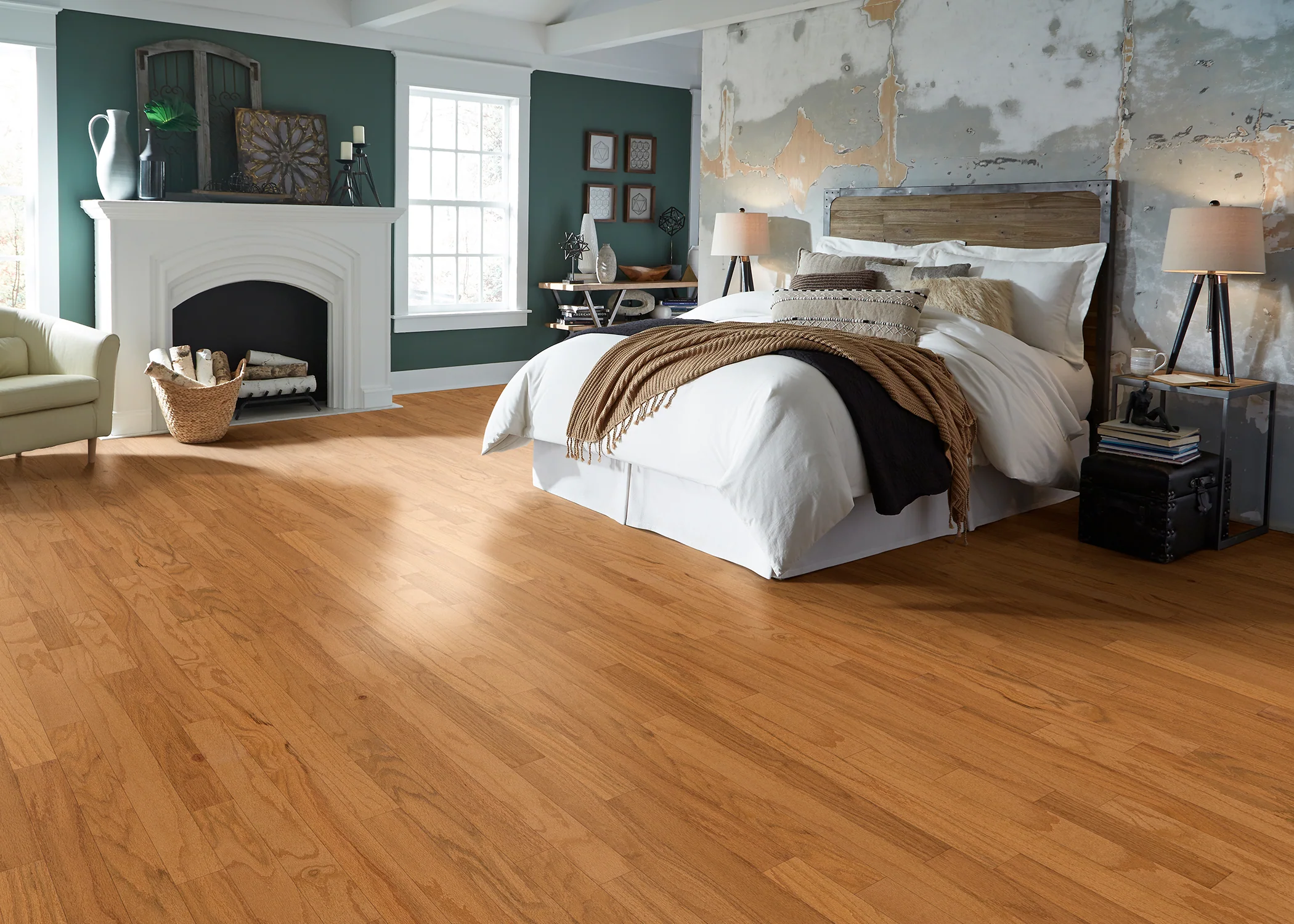 3/8 in. Butterscotch Oak Engineered Hardwood Flooring - Sample - Image 2