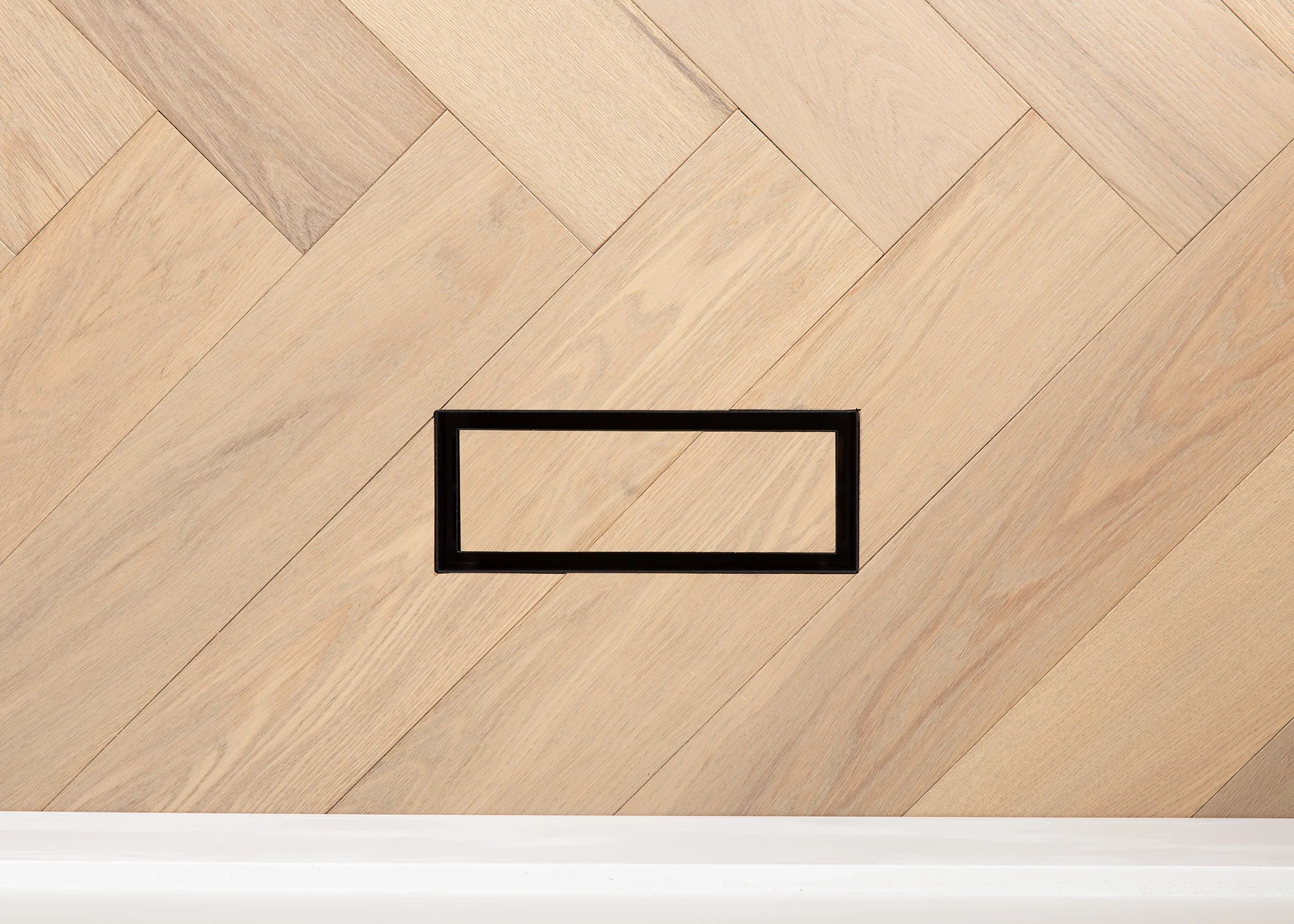 4"x10" Flushmount ABS Resin Matte Black Floor Register - Image 3