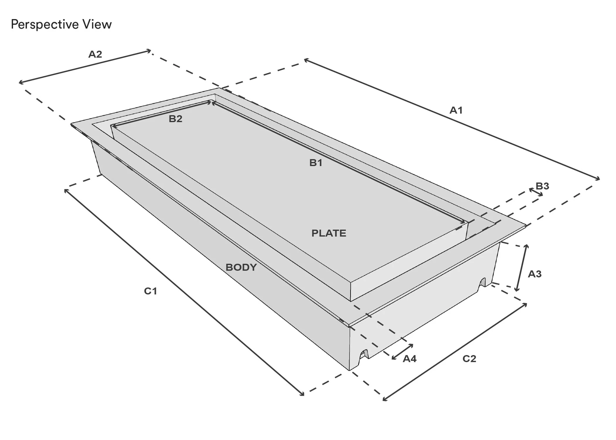 4"x10" Framed ABS Resin White Wall/Ceiling Register - Image 4