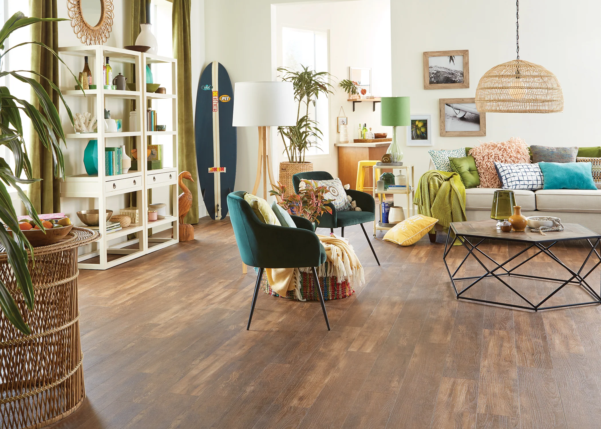 5mm Copper Ridge Oak Waterproof Luxury Vinyl Plank Flooring - Sample - Image 2