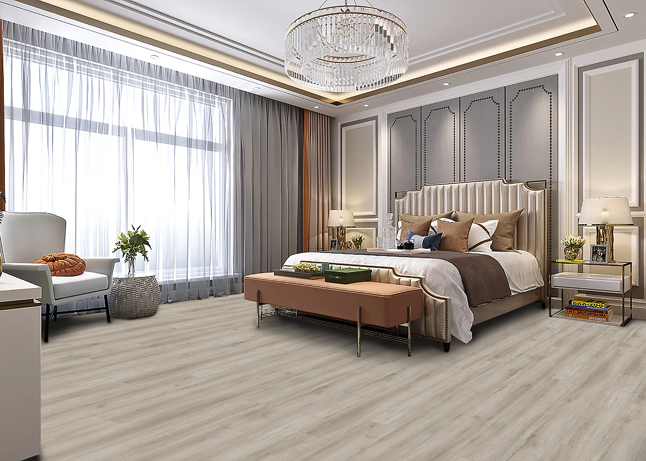 5mm w/pad Daydream Meadow Oak Waterproof Vinyl Plank Flooring - Sample - Image 2
