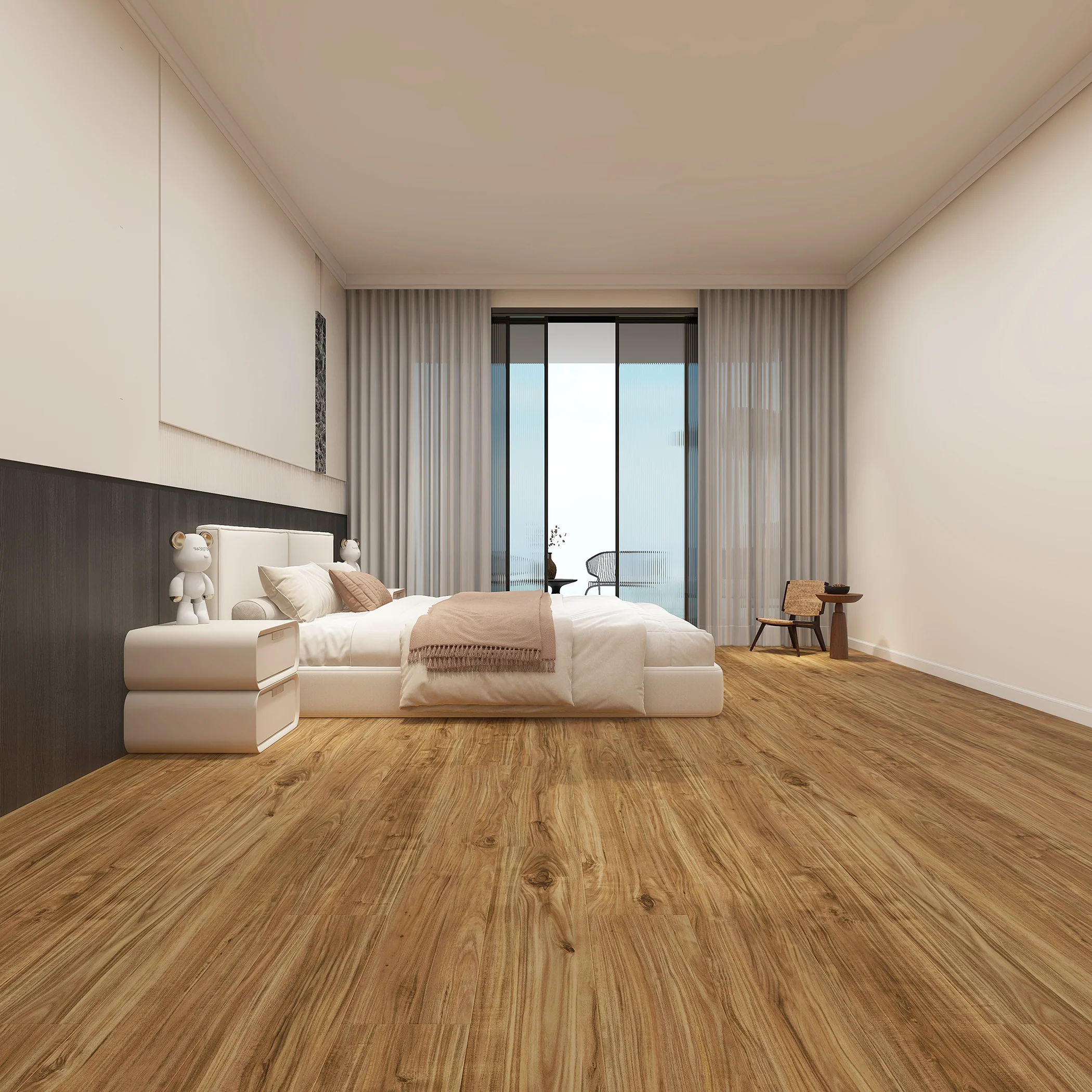 5mm w/pad Golden Acacia Waterproof Rigid Vinyl Plank Flooring 7.17 in. Wide x 48.03 in. Long - Image 2