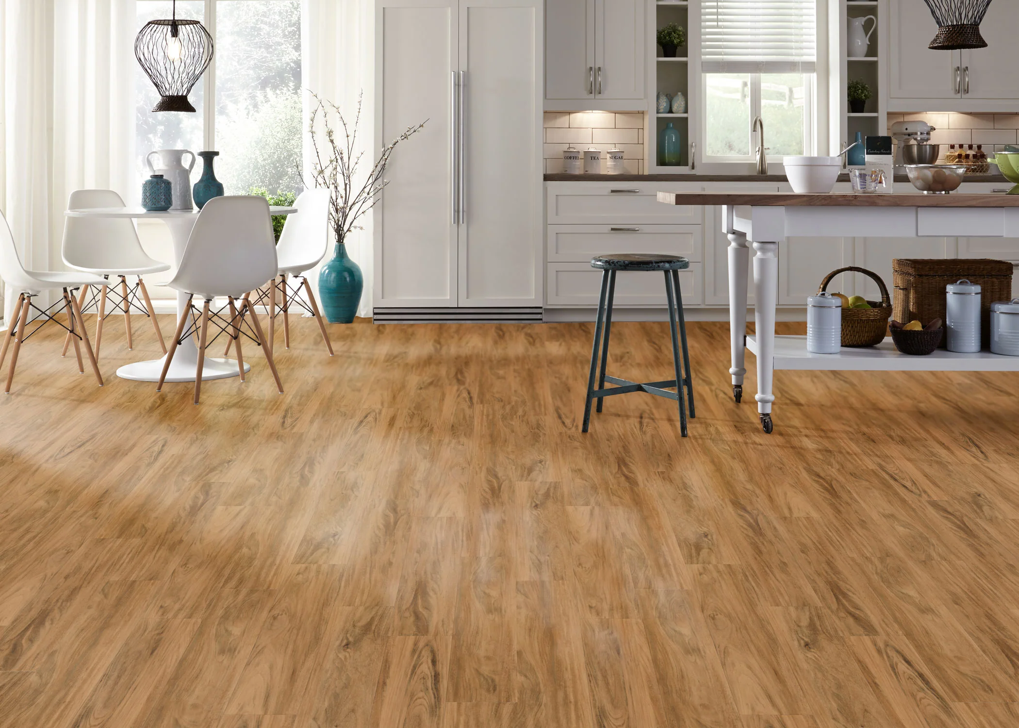 5mm w/pad Lafayette Koa Waterproof Rigid Vinyl Plank - Sample - Image 2