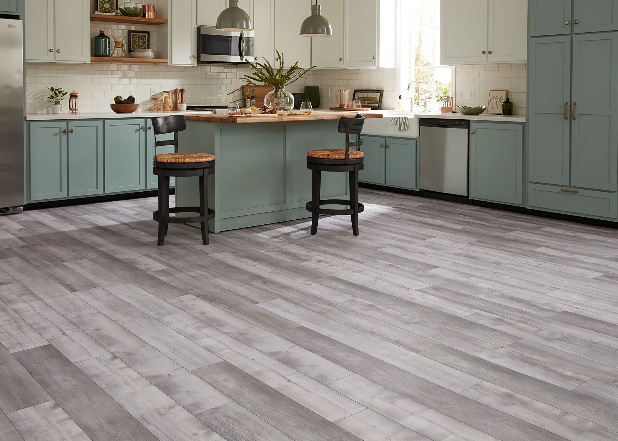 5mm w/pad Mount Washington Birch Waterproof Rigid Vinyl Plank Flooring - Sample - Image 2