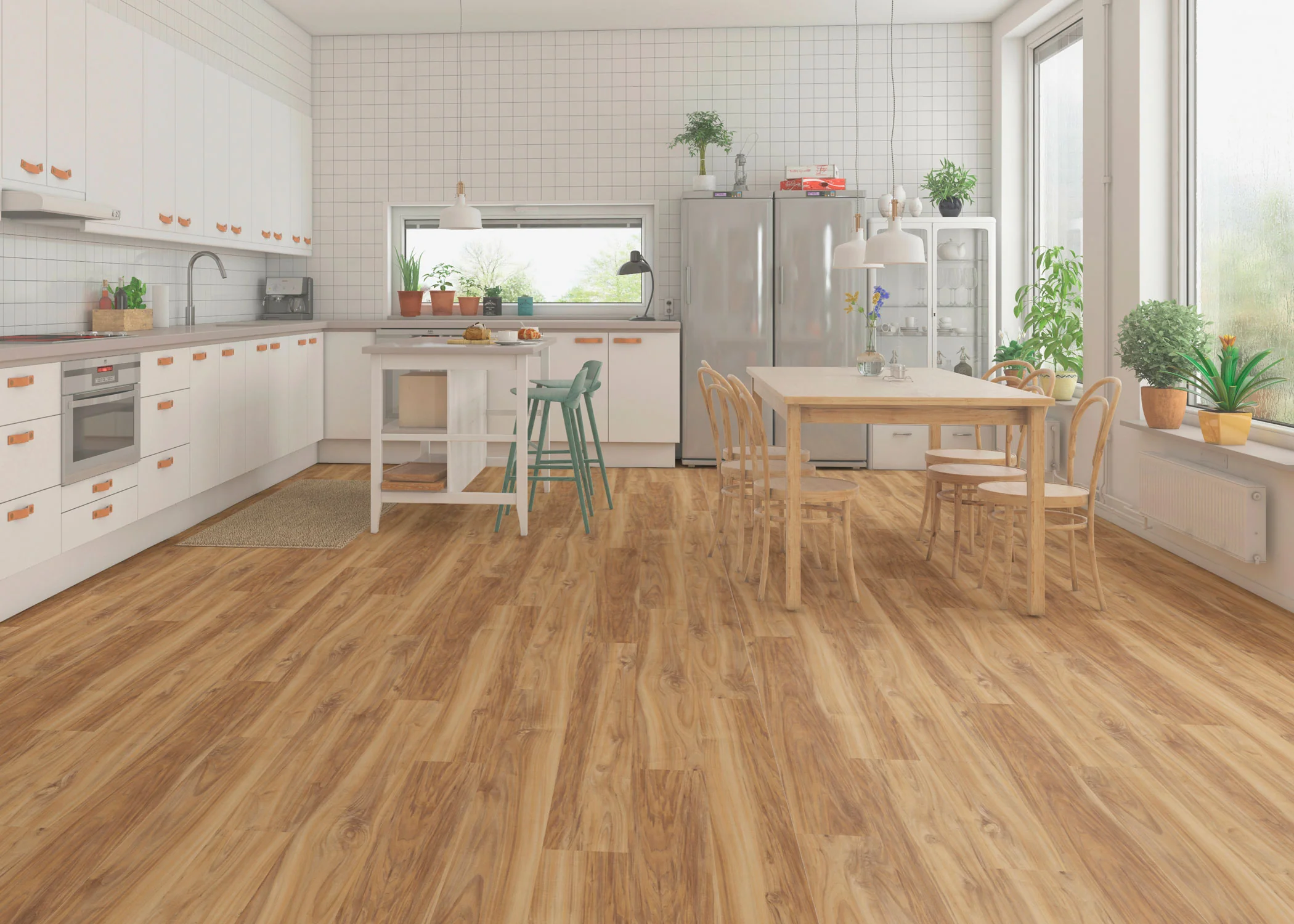 6mm w/pad Meadowlands Elm Waterproof Rigid Vinyl Plank Flooring - Sample - Image 2