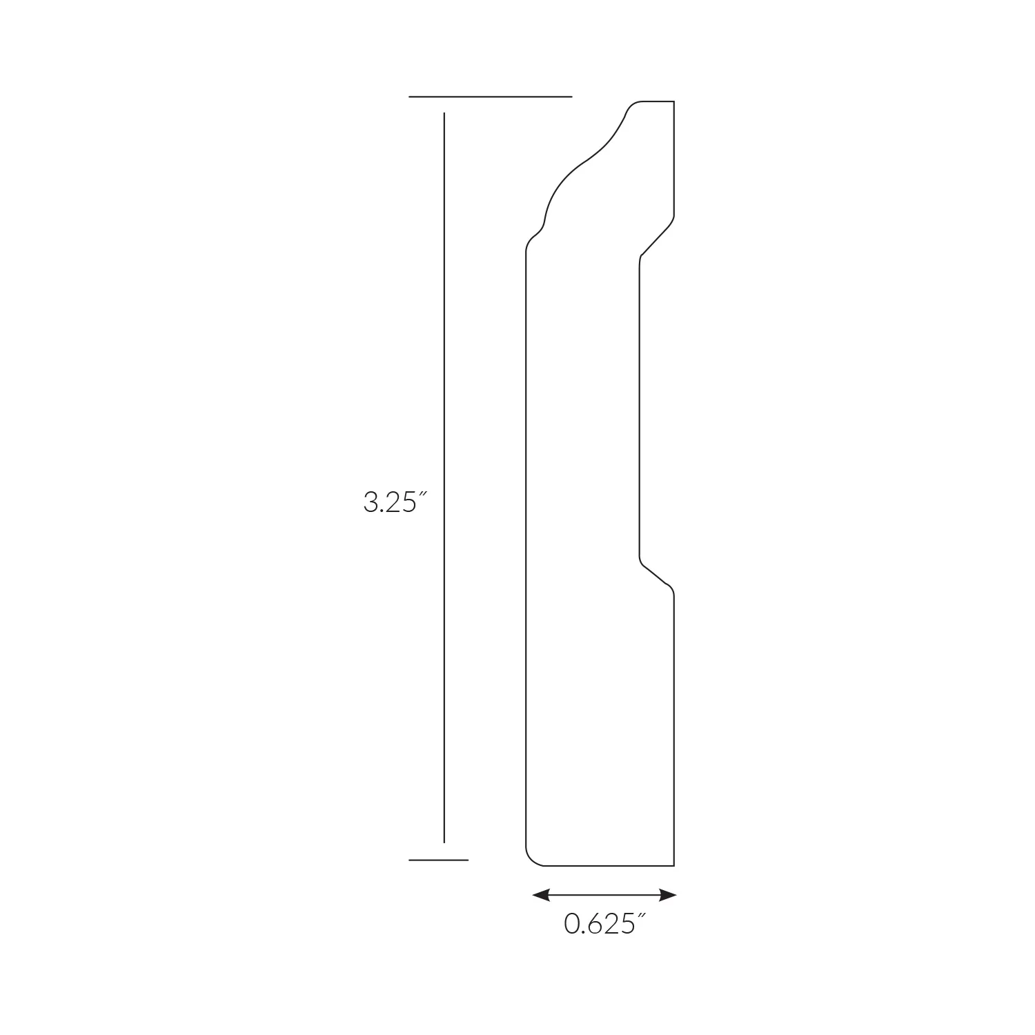 Alba Terrazzo 3.25 in wide x 7.5 ft Length Baseboard - Image 2