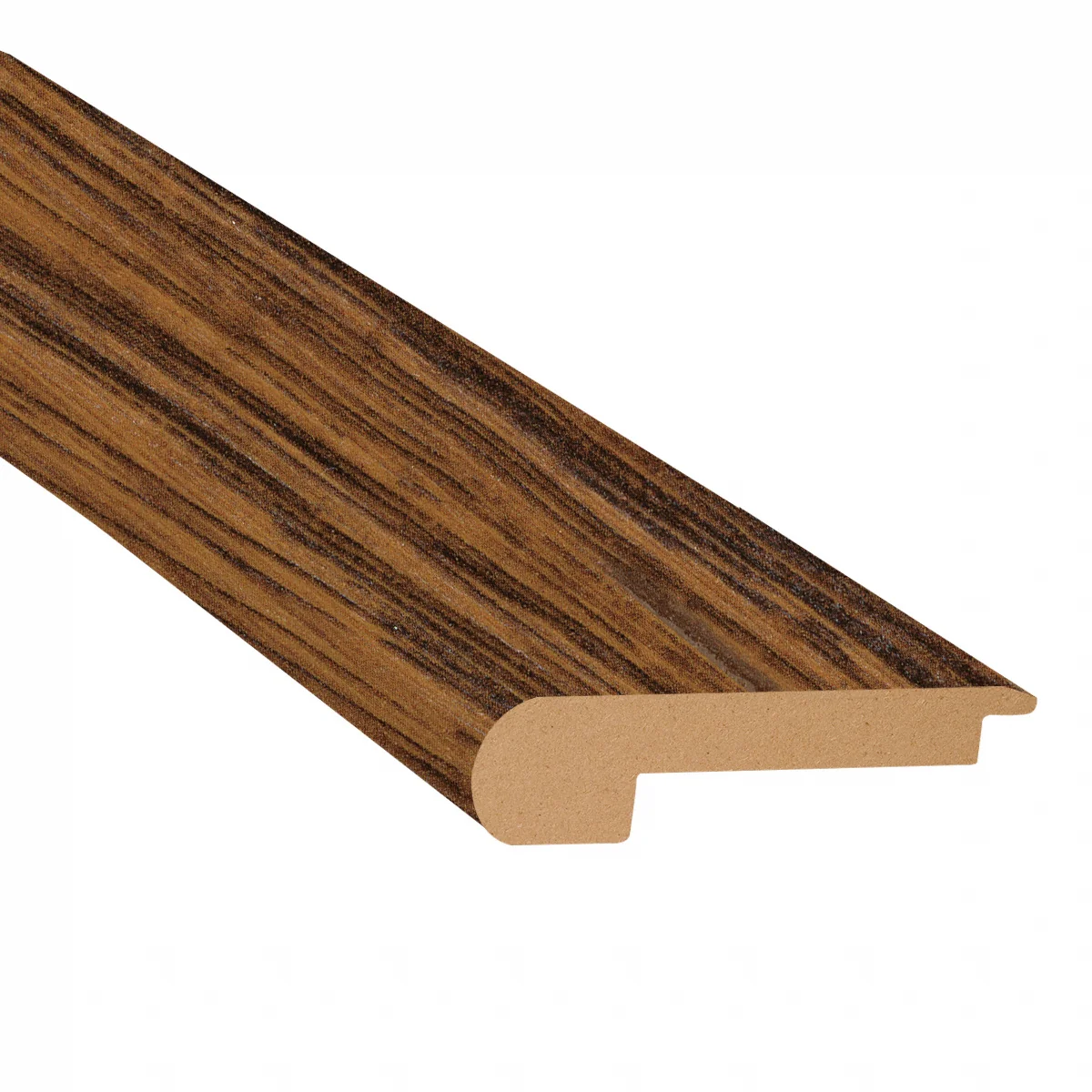 Amber Hickory Laminate 3/4 in. Thick x 2.35 in. Wide x 7.5 ft. Length Stair Nose - Image 2