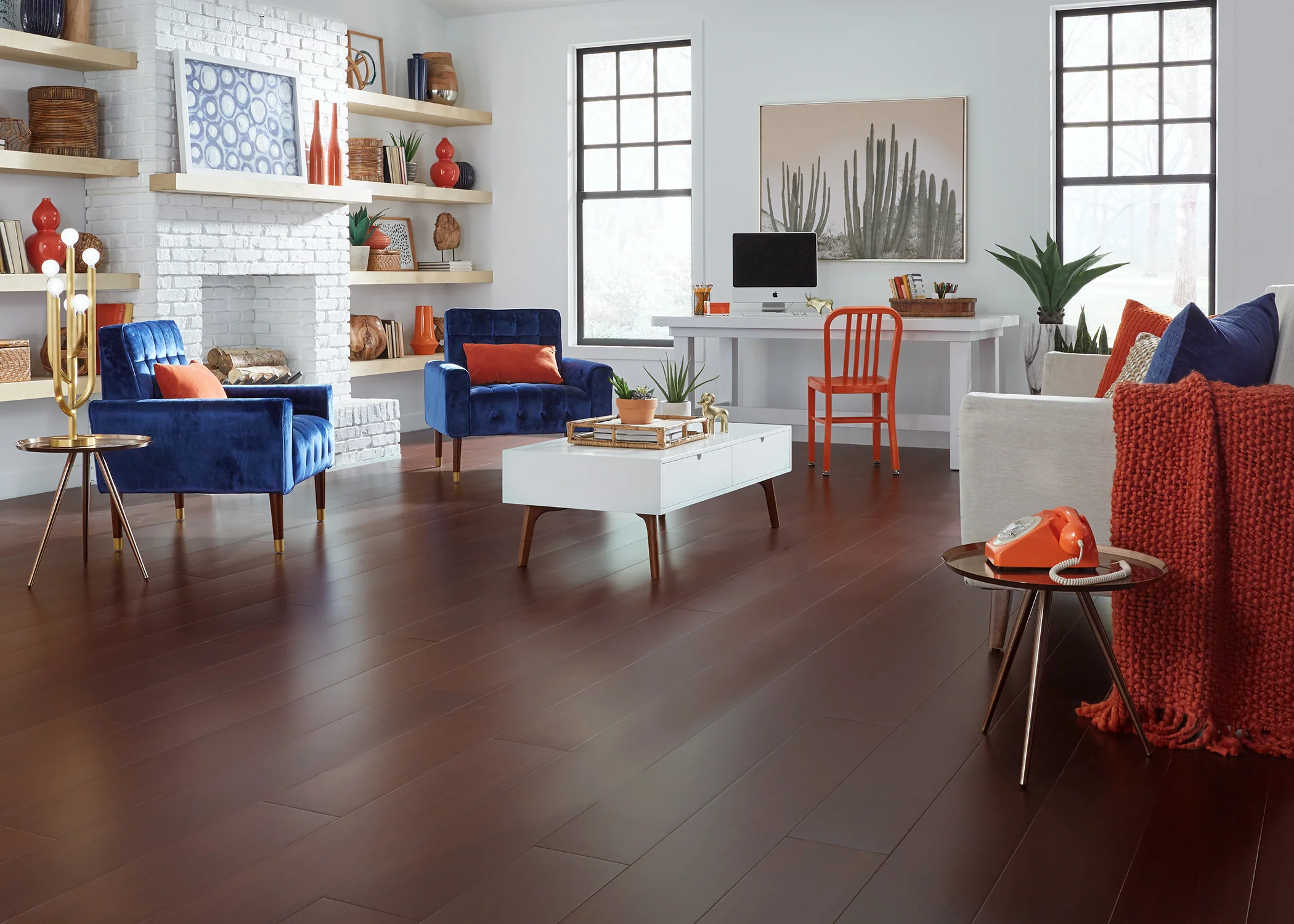 6mm Cabernet Water-Resistant Strand Engineered Bamboo Flooring 7.5 in. Wide - Image 2
