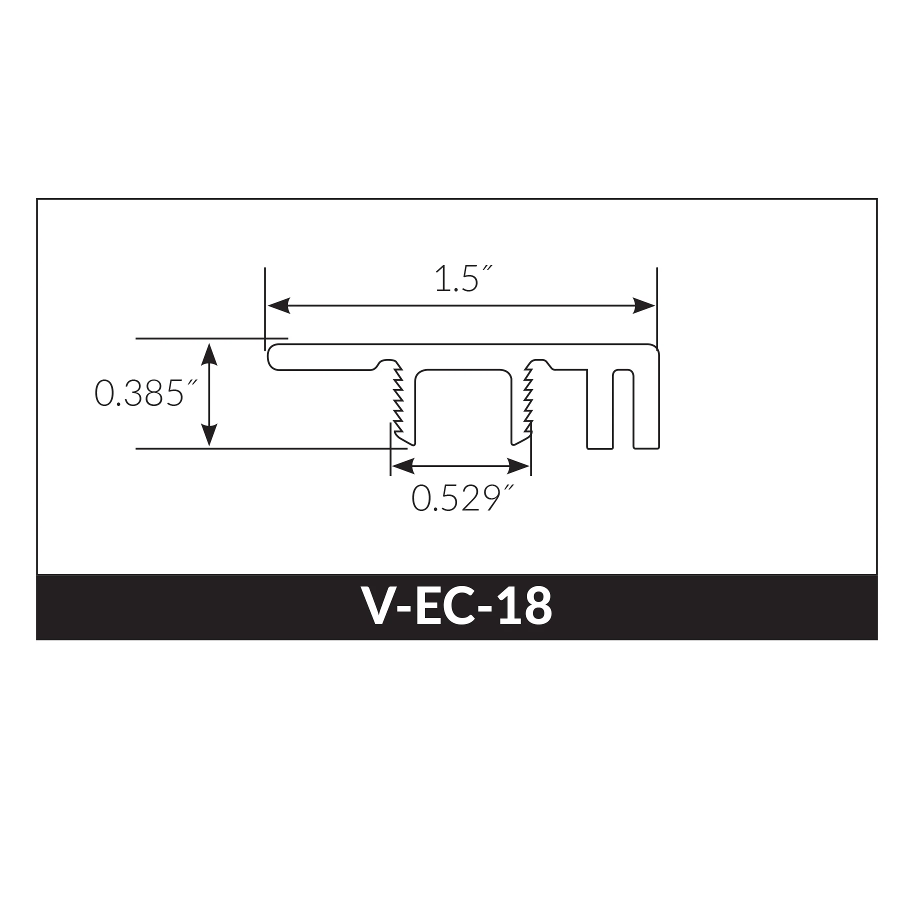 Bay Bridge Oak Waterproof Hybrid Resilient 1.5 in. Wide x 7.5 ft. Length End Cap - Image 2