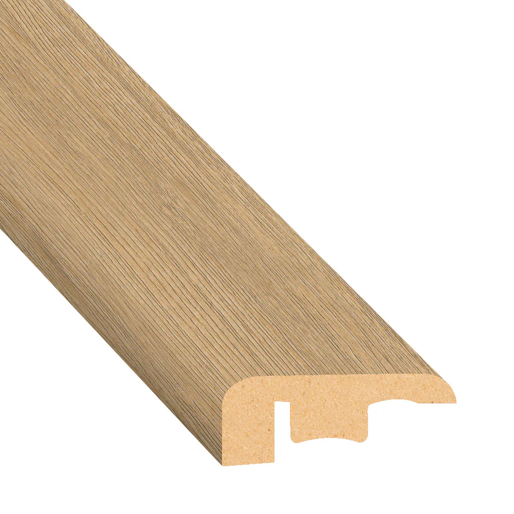Brisbane River Oak Hybrid Resilient Waterproof 1.5 in wide x 7.5 ft Length Low Profile End Cap