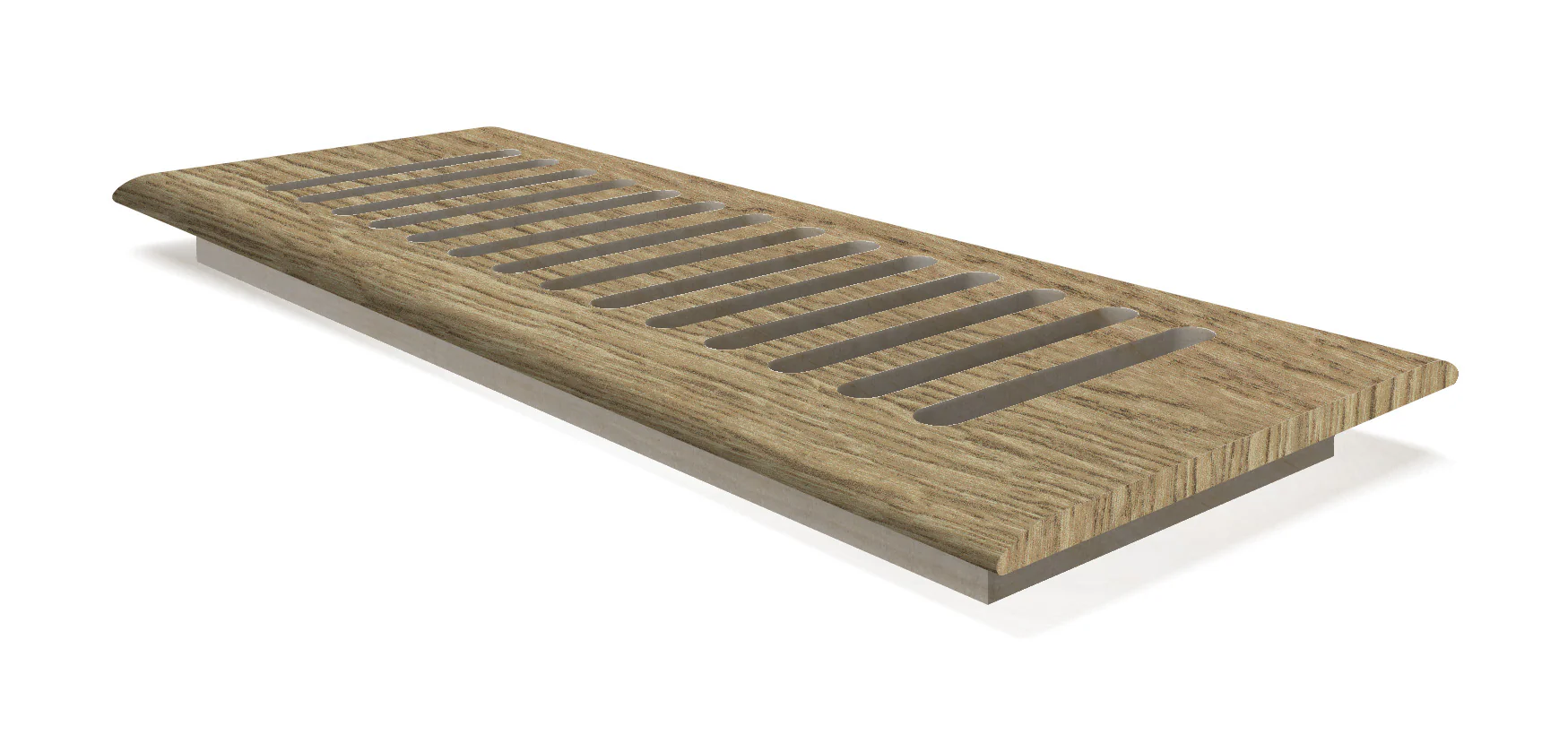 Brisk Hollow Oak Laminate 4 in. Wide x 12 in. Length Drop In Grill