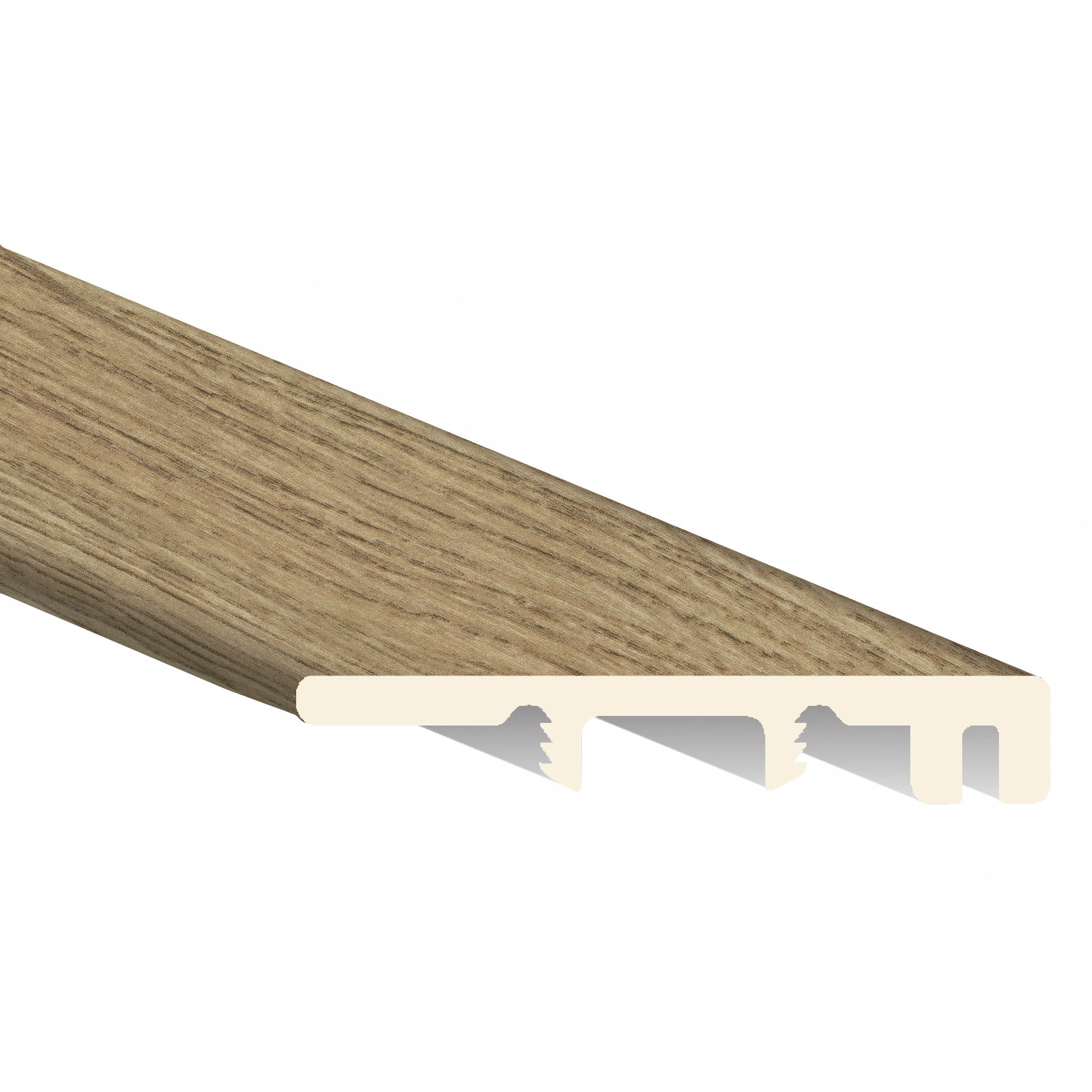 Brisk Hollow Oak Waterproof Laminate 1.5 in. Wide x 7.5 ft. Length End Cap