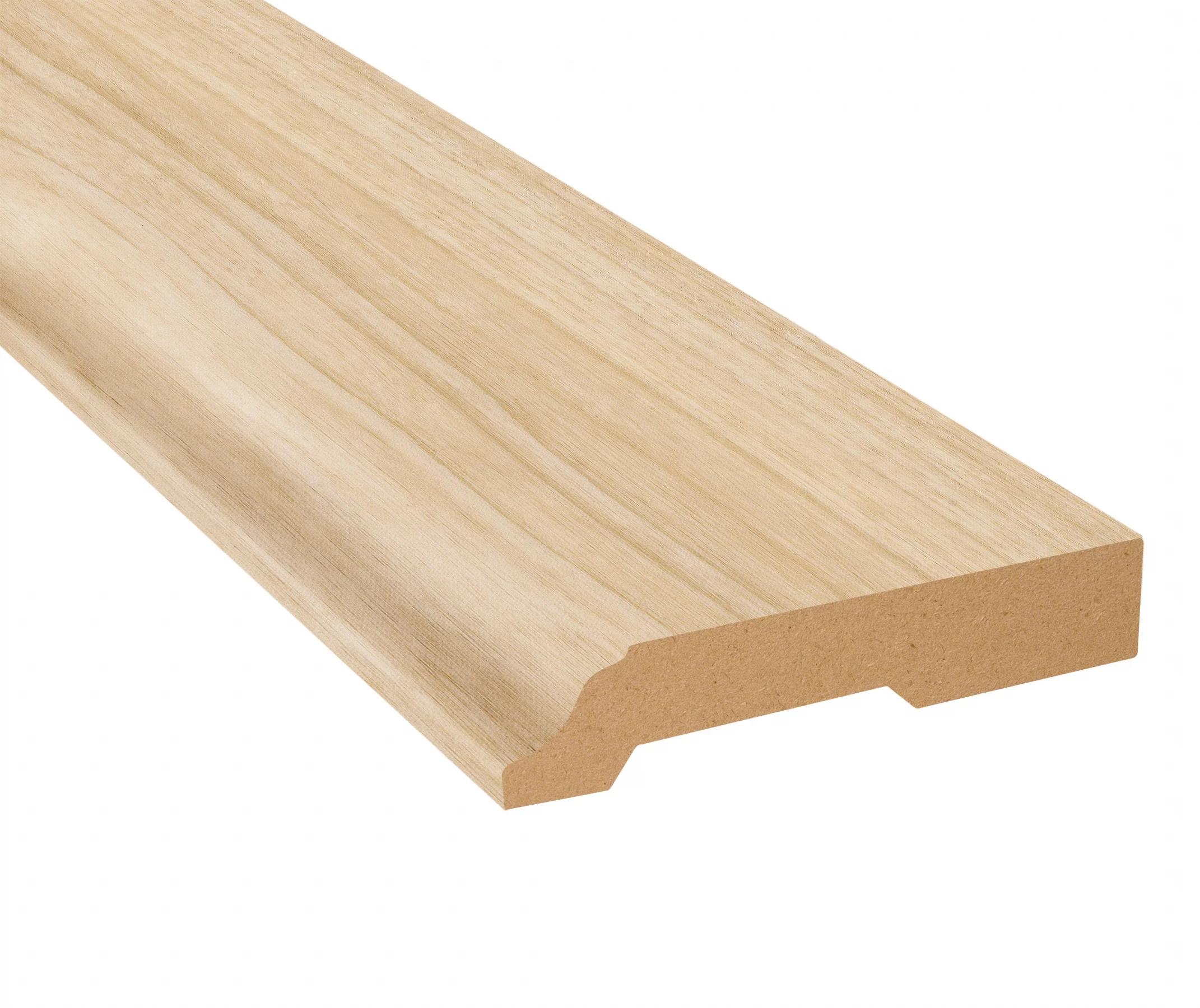 Buttercream Maple Vinyl 3.25 in wide x 7.5 ft Length Baseboard