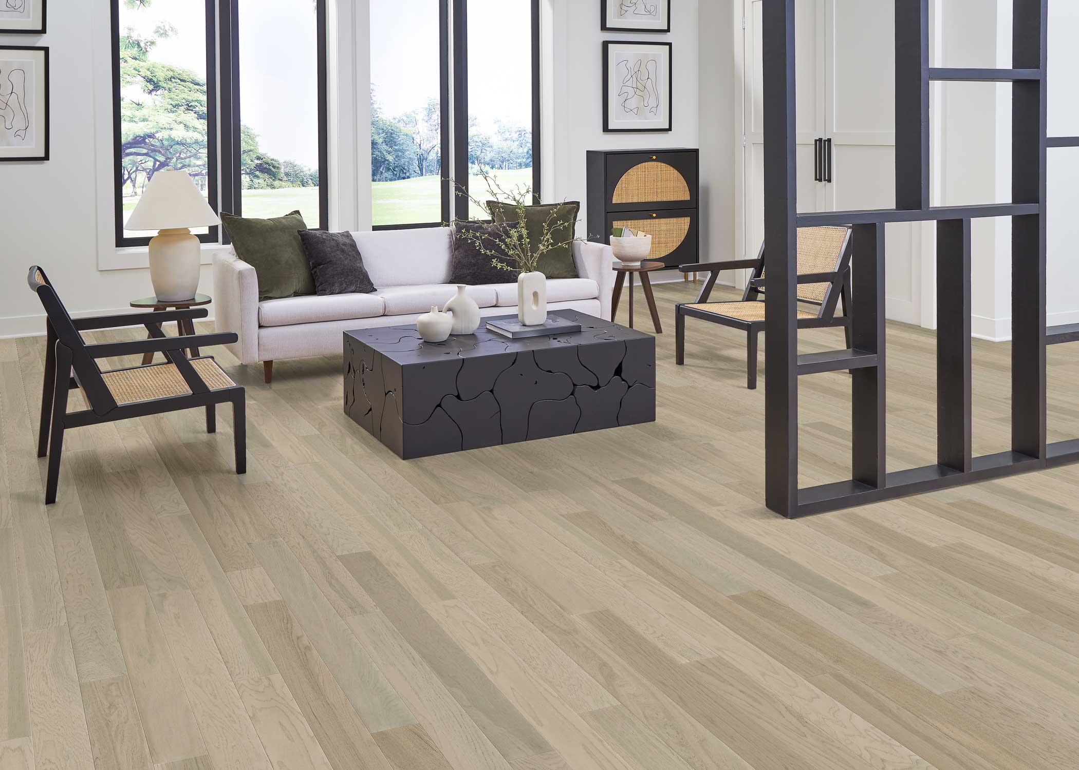 3/8 in. Northbank Trail White Oak Click Prefinished Engineered Hardwood Flooring 5 in. Wide - Image 2