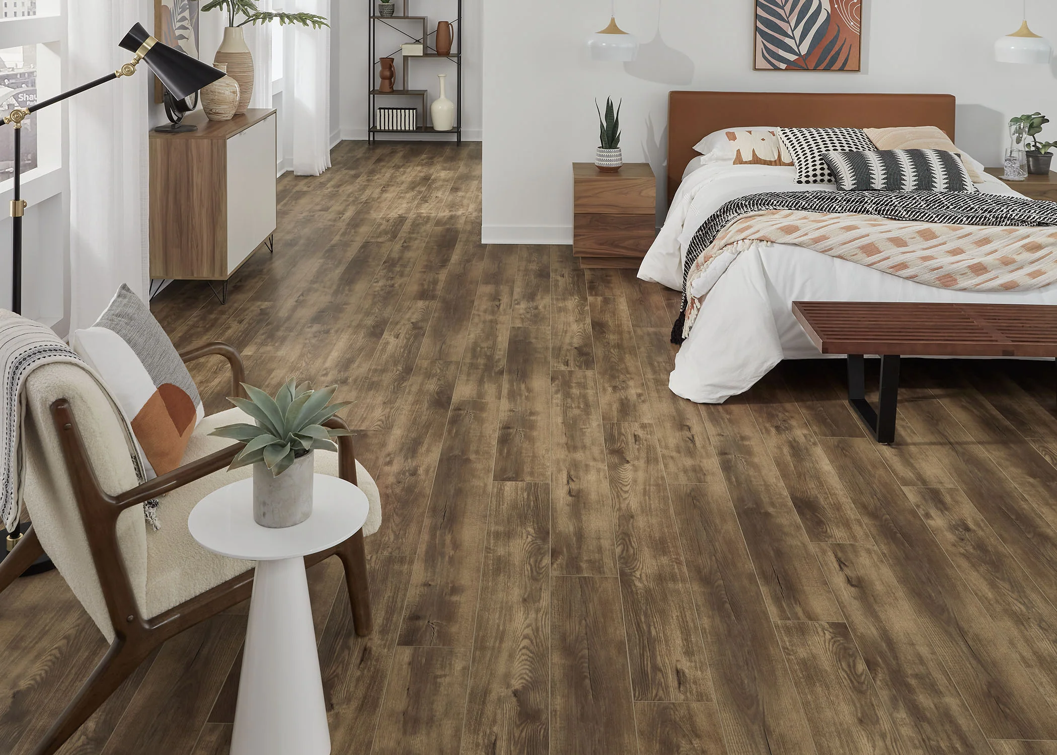 6mm w/pad Loma Vista Oak Waterproof Rigid Vinyl Plank Flooring 7 in. Wide X 60 in. Long - Image 2
