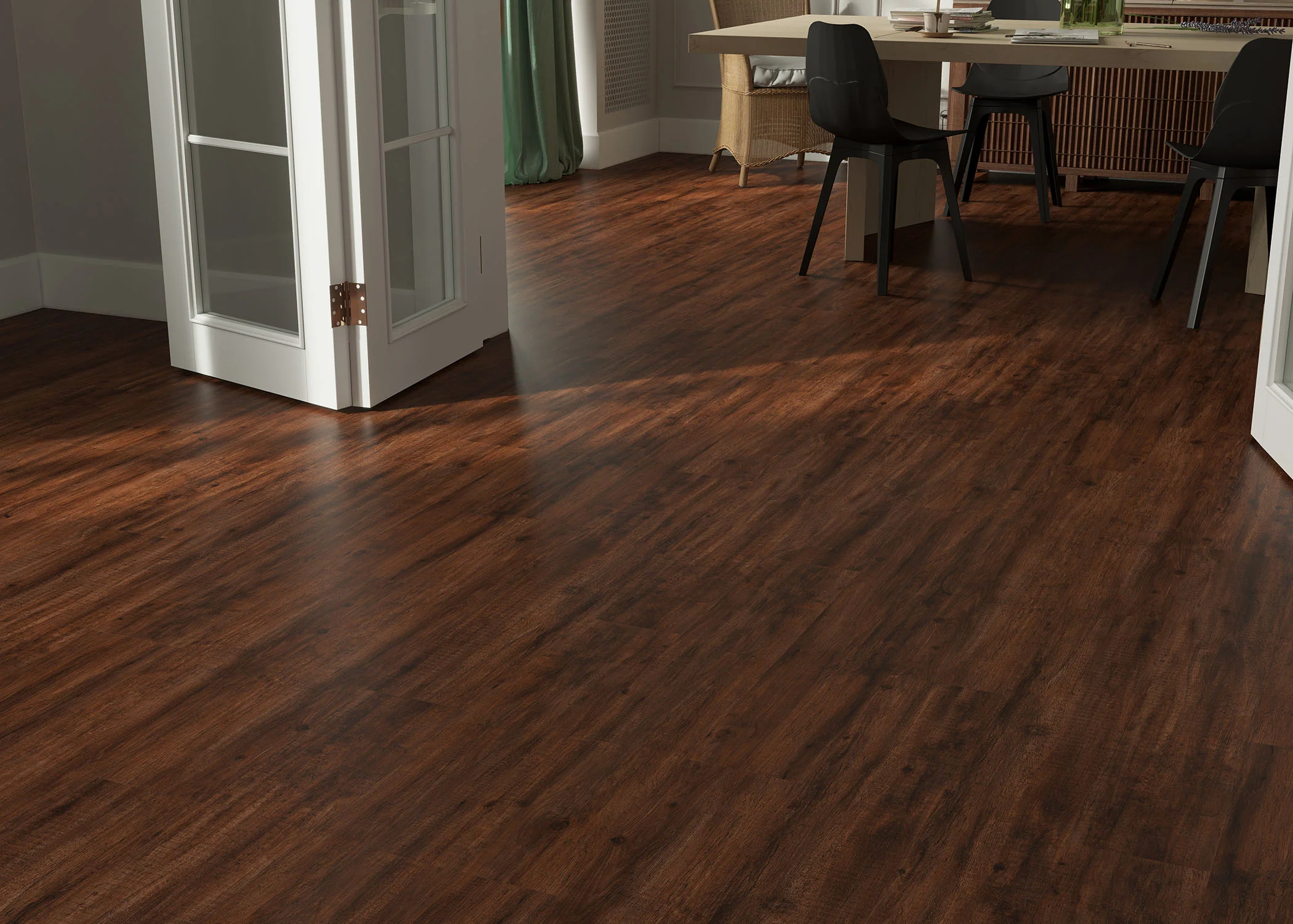5mm w/pad Horizon Hickory Waterproof Rigid Vinyl Plank Flooring 7.09 in. Wide x 48 in. Long - Image 3