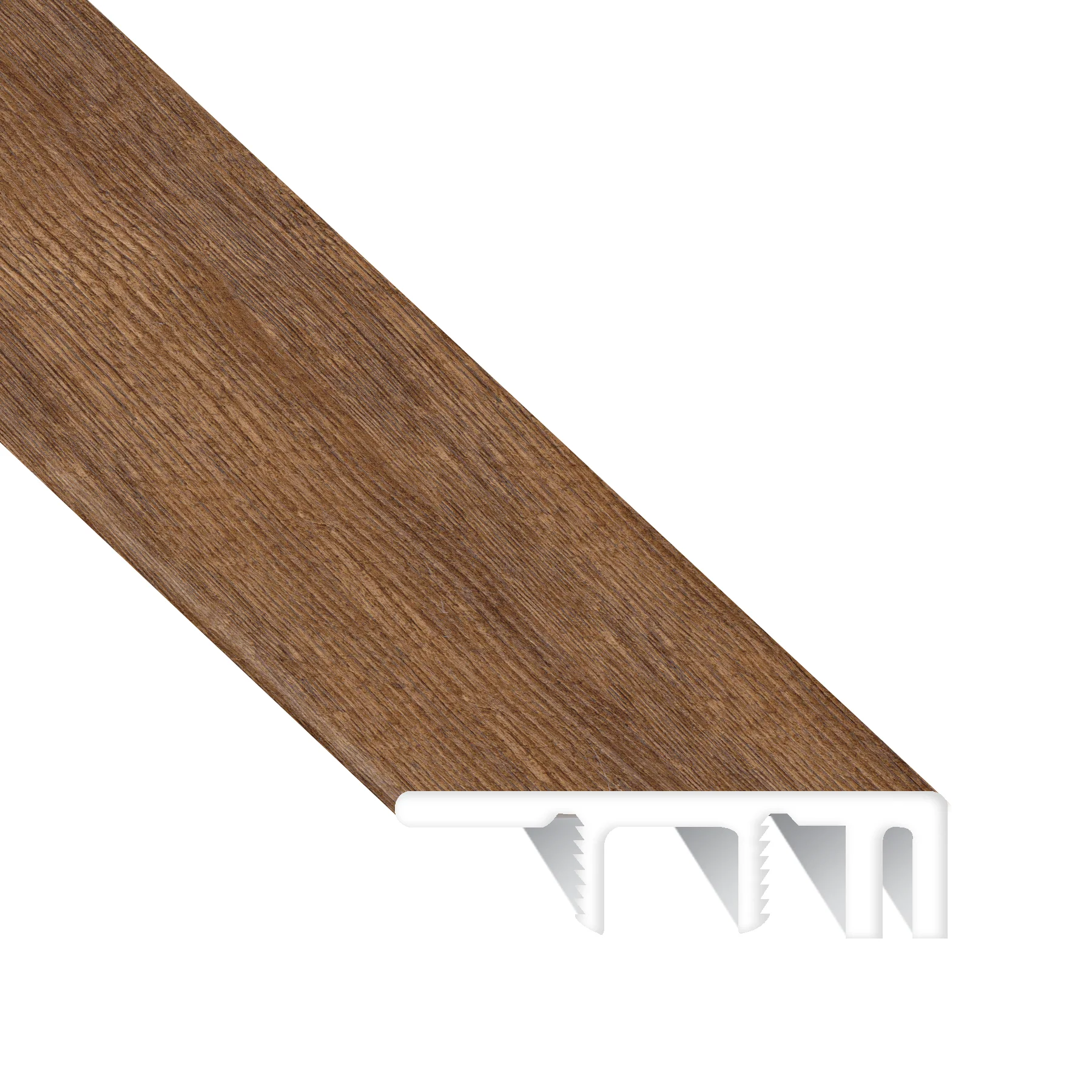 Copper Ridge Chestnut Waterproof Laminate 1.5 in. Wide x 7.5 ft. Length End Cap