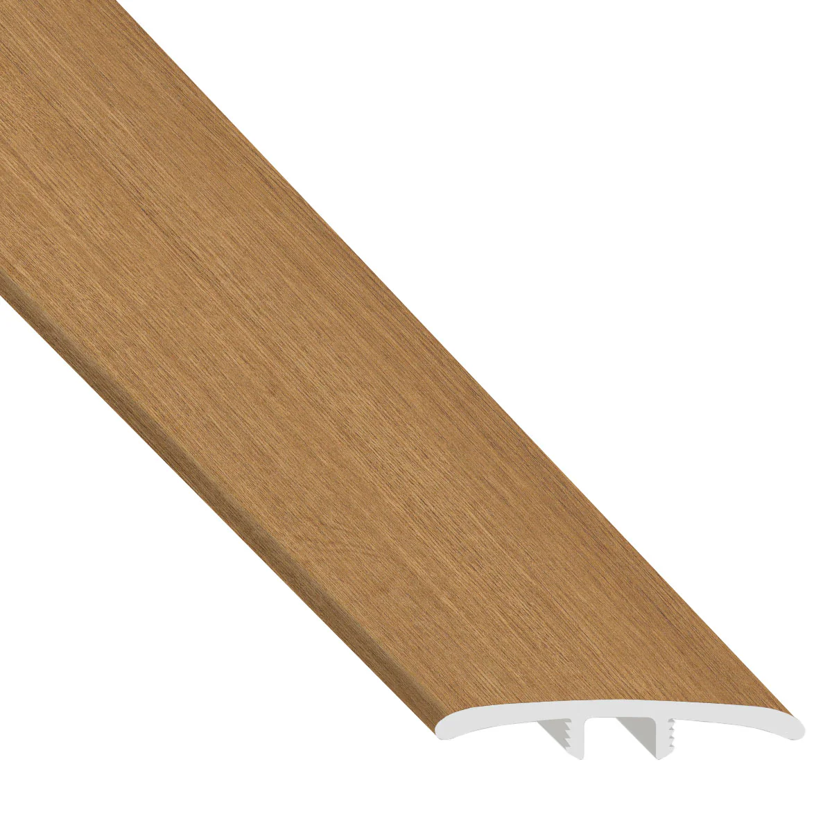 Copperhead Creek Oak Hybrid Resilient Waterproof 1.77 in wide x 7.5 ft Length Low Profile T-Molding