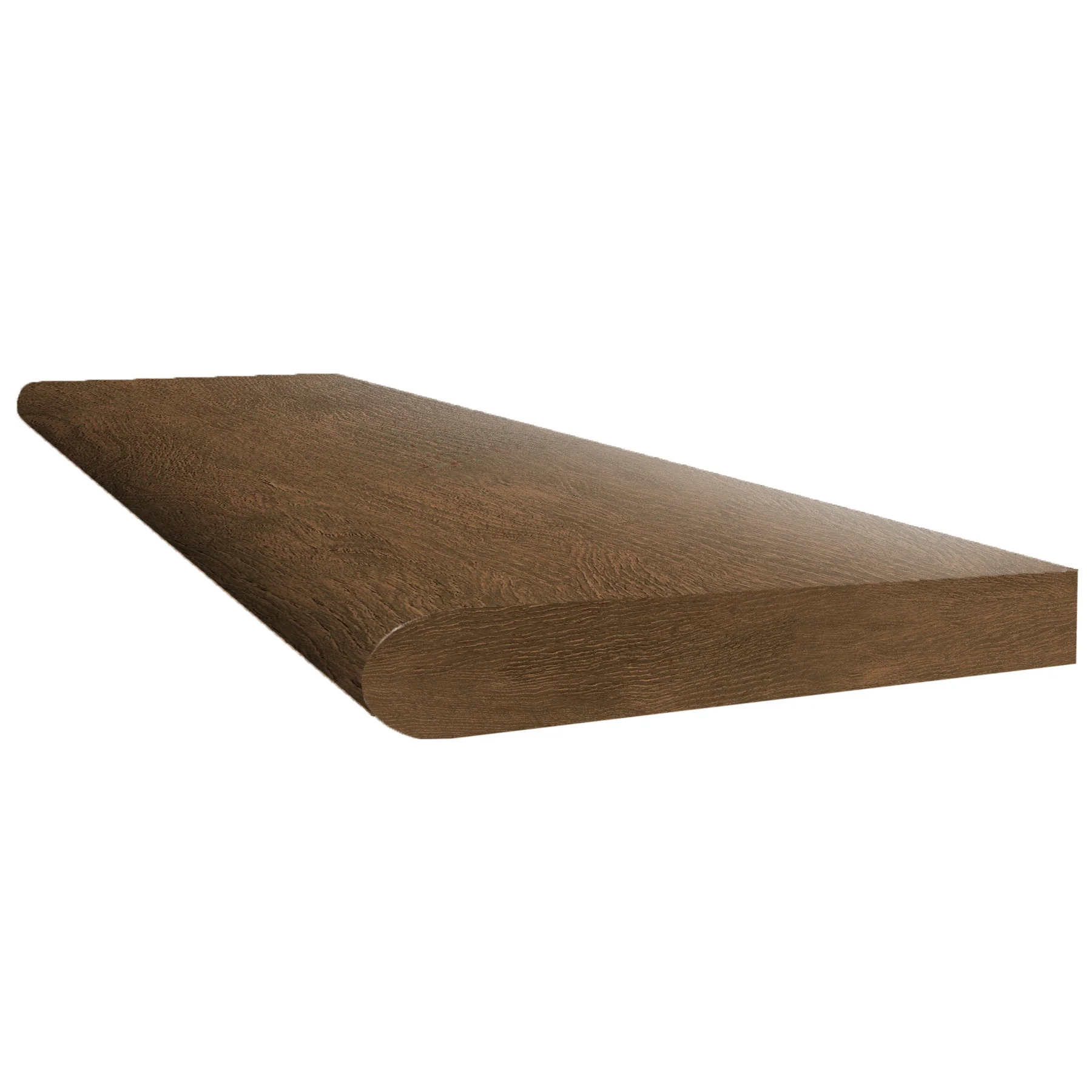 CoreLuxe Parker Peak Walnut 48" Retrofit Tread with Return