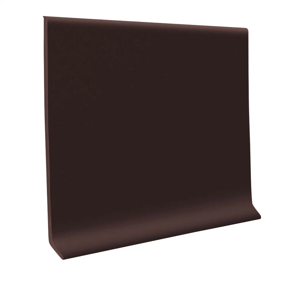 Cove Base Brown Vinyl 4 in. Wide x 120 ft. Length Roll Vinyl Wall Base