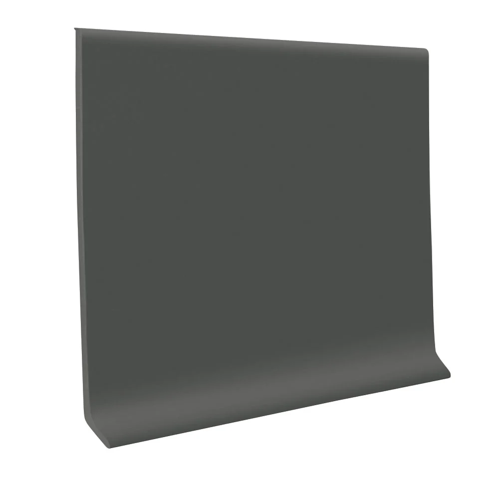 Cove Base Vinyl Wall Base Black 1/8 in. Thick x 4 in. Tall x 120 ft. Length Roll