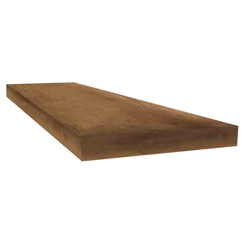 Gold Coast Oak 48" inch Square Retrofit Tread with Return