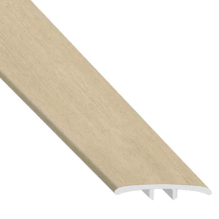 Goldfinch Oak Hybrid Resilient Waterproof 1.77 in wide x 7.5 ft Length Low Profile T-Molding