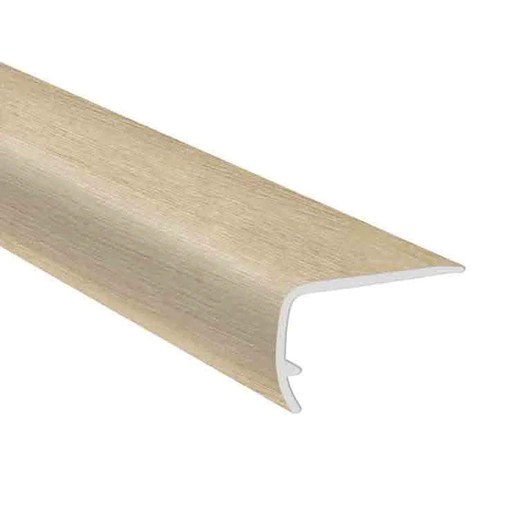 Goldfinch Oak Hybrid Resilient Waterproof 2.25 in wide x 7.5 ft Length Low Profile Stair Nose