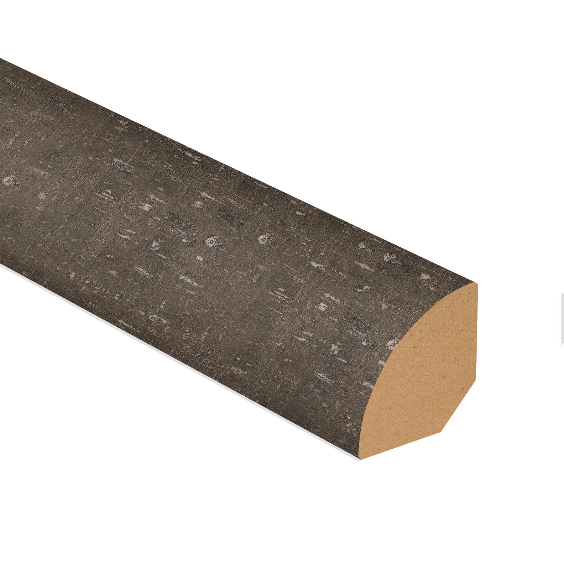 Gray City Cork 3/4 in. Tall x 0.75 in. Wide x 7.5 ft. Length Quarter Round