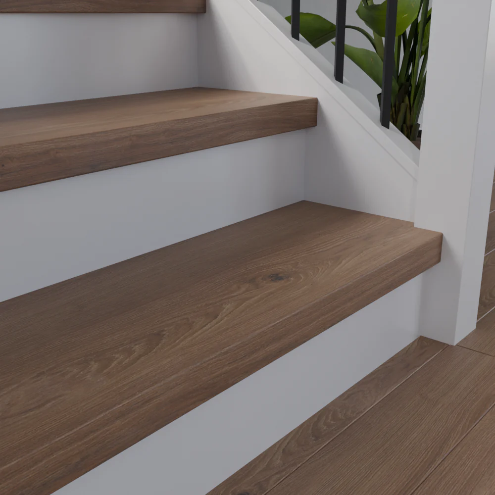 Hazelton Oak 48 in Length Square Retro Fit Tread - Image 3