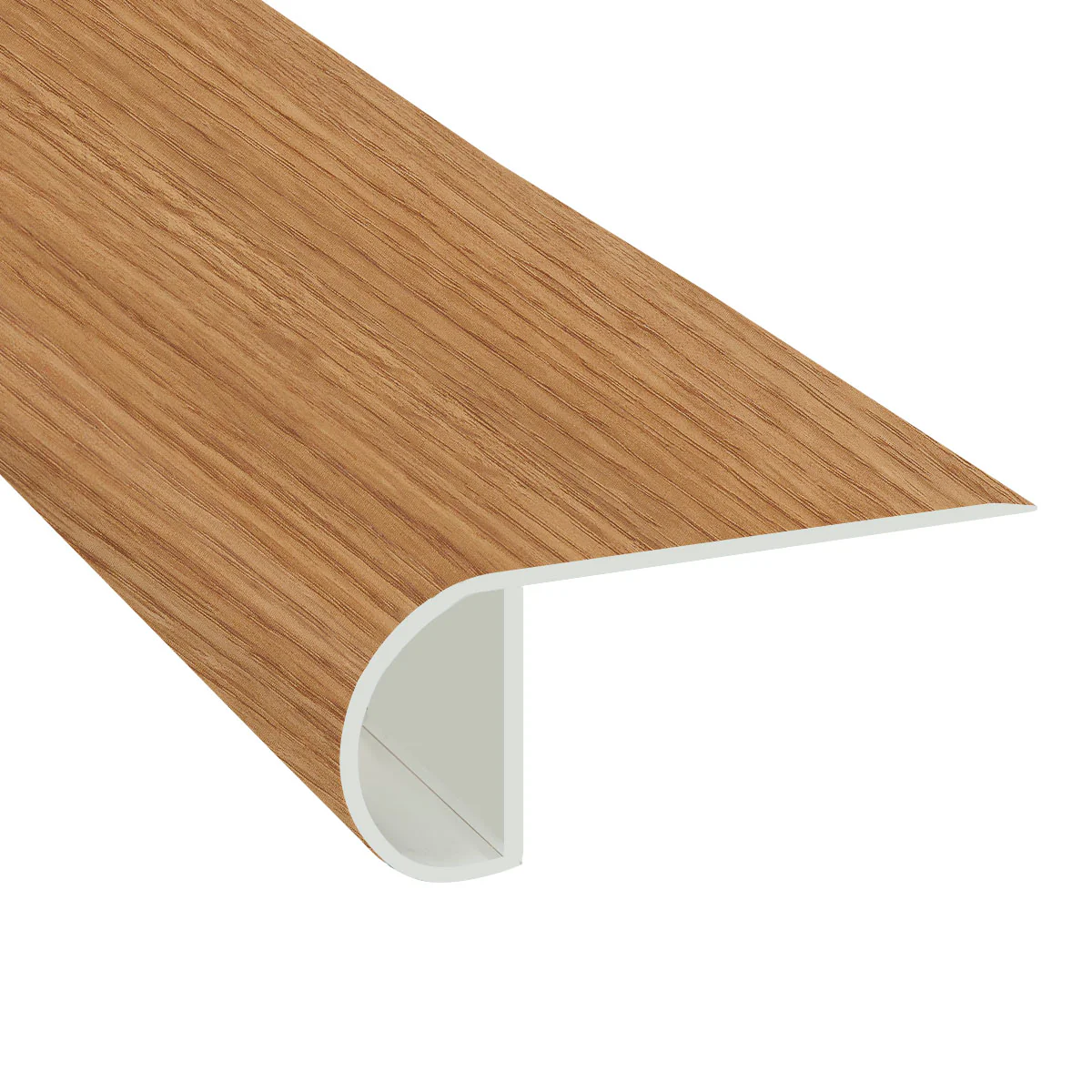 Heritage Oak Waterproof 2.25 in wide x 7.5 ft Length Low Profile Stair Nose