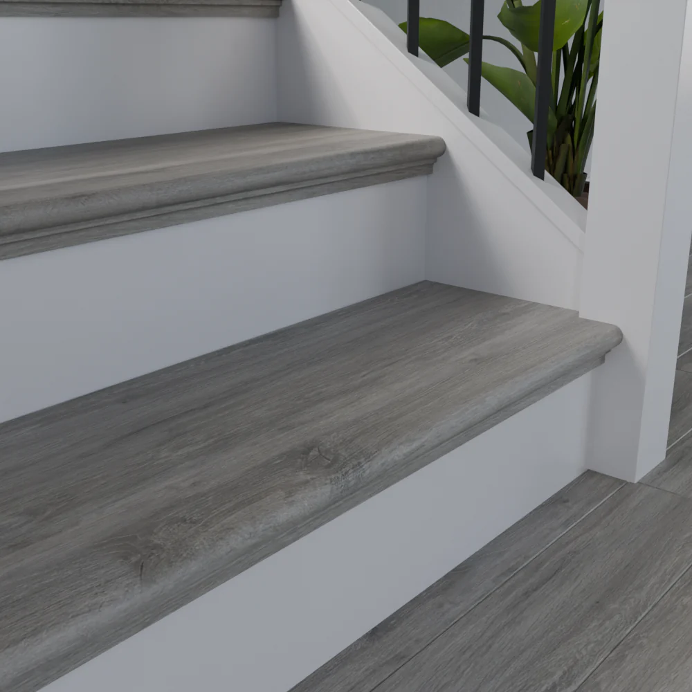 Laguna Gray Oak 48 in Length Retro Fit Tread - Image 3