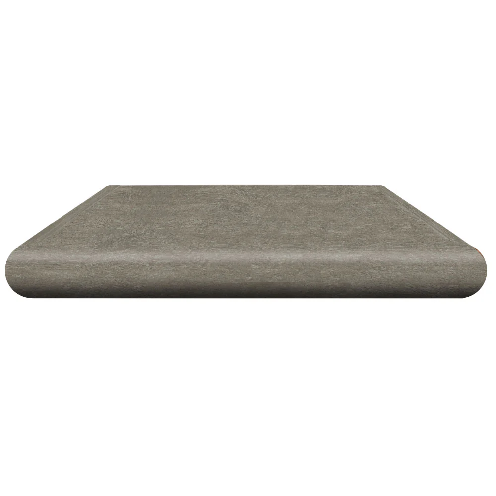 Laguna Gray Oak 48" inch Retrofit Tread with Return
