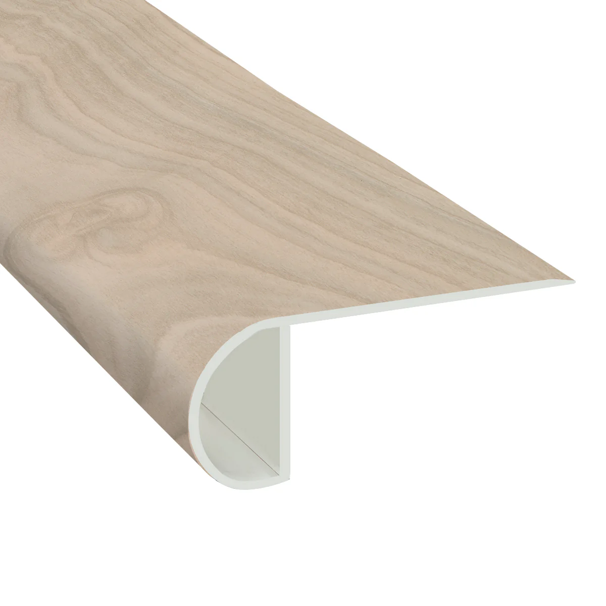 Linen Cherry Waterproof Cork 1 in. Thick x 2.25 in. Wide x 7.5 ft. Length Low Profile Stair Nose