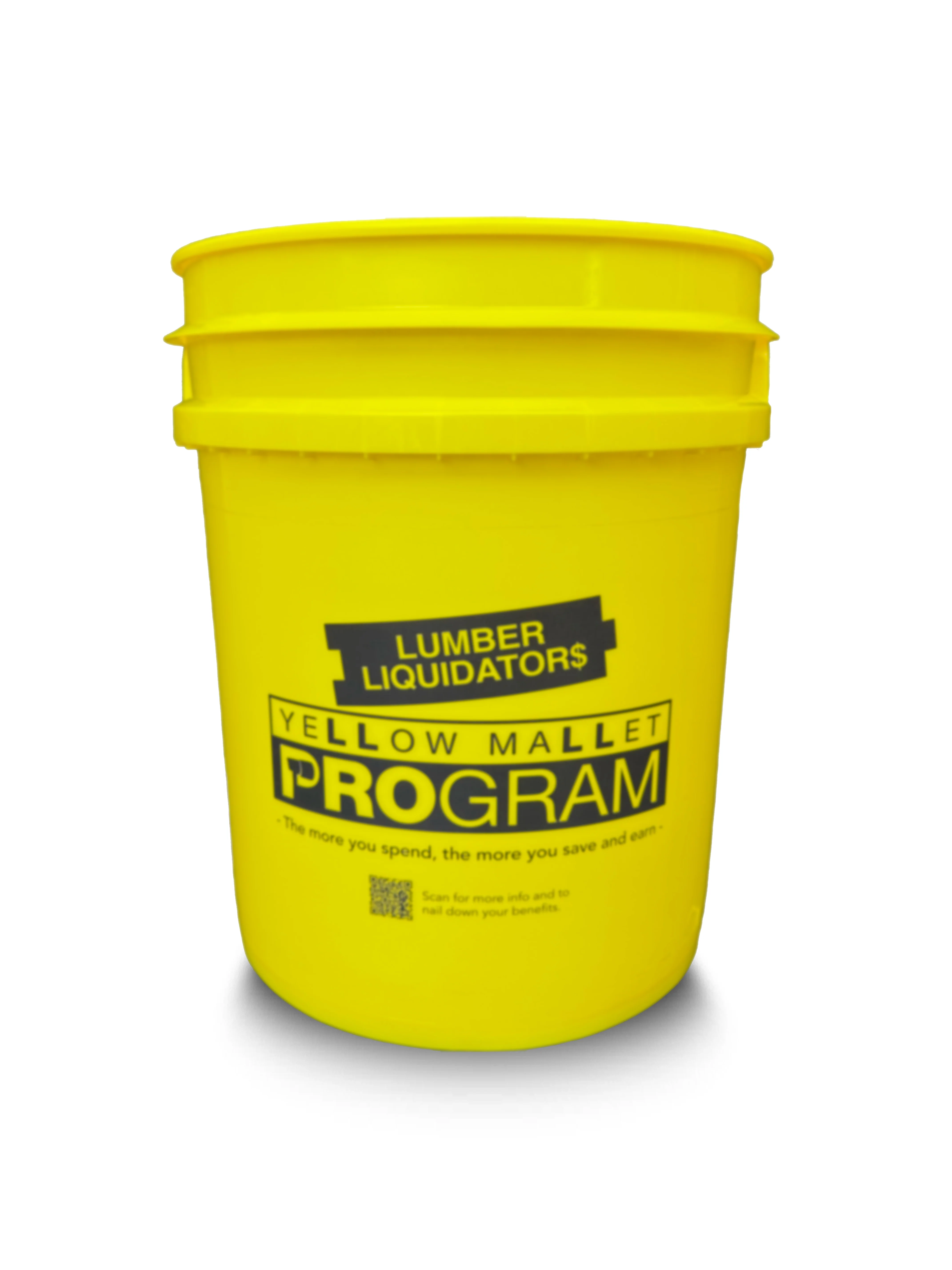 Lumber Liquidators Yellow Mallet Program 5 Gallon Bucket - Image 2