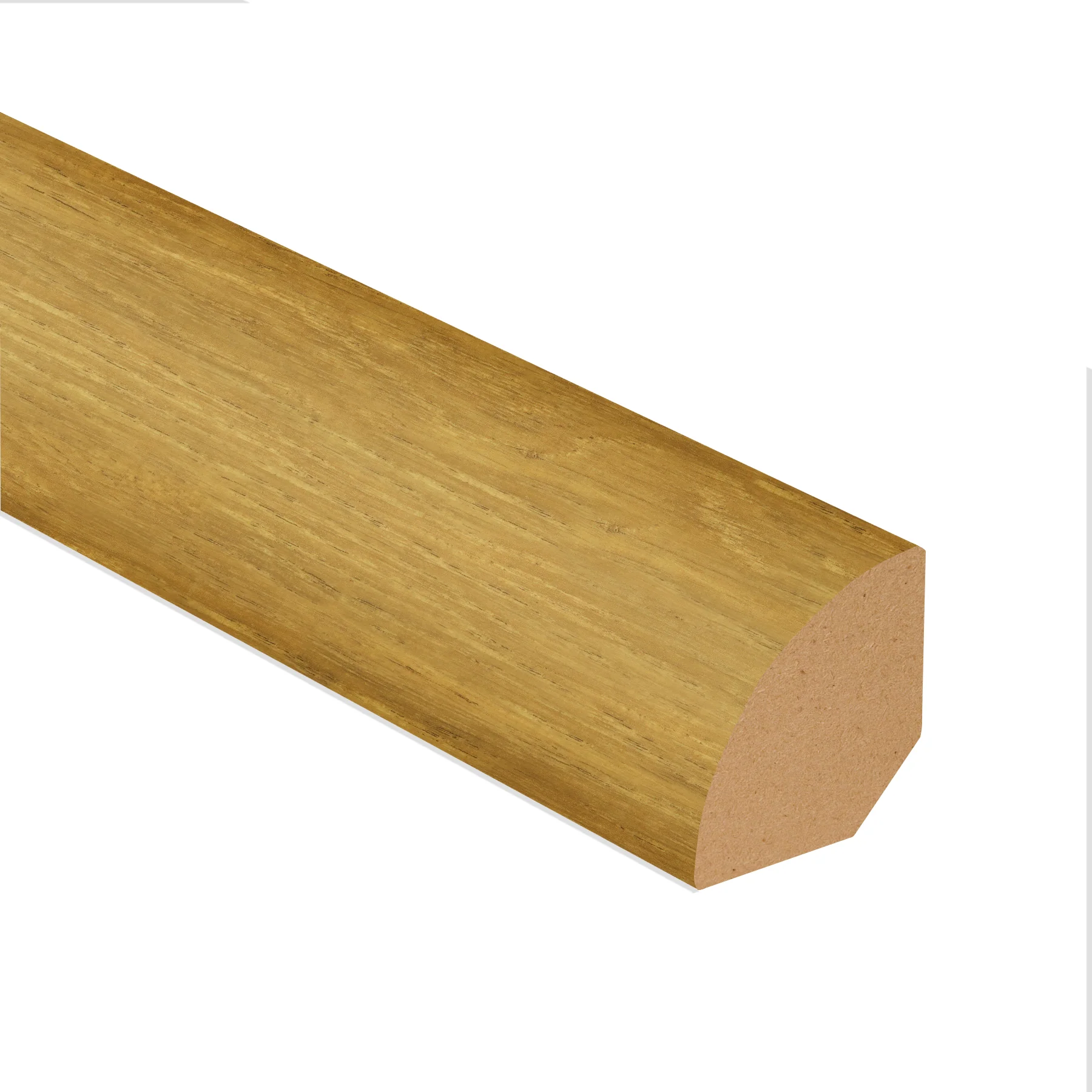 Malibu Herringbone Laminate .75 in wide x 7.5 ft Length Quarter Round