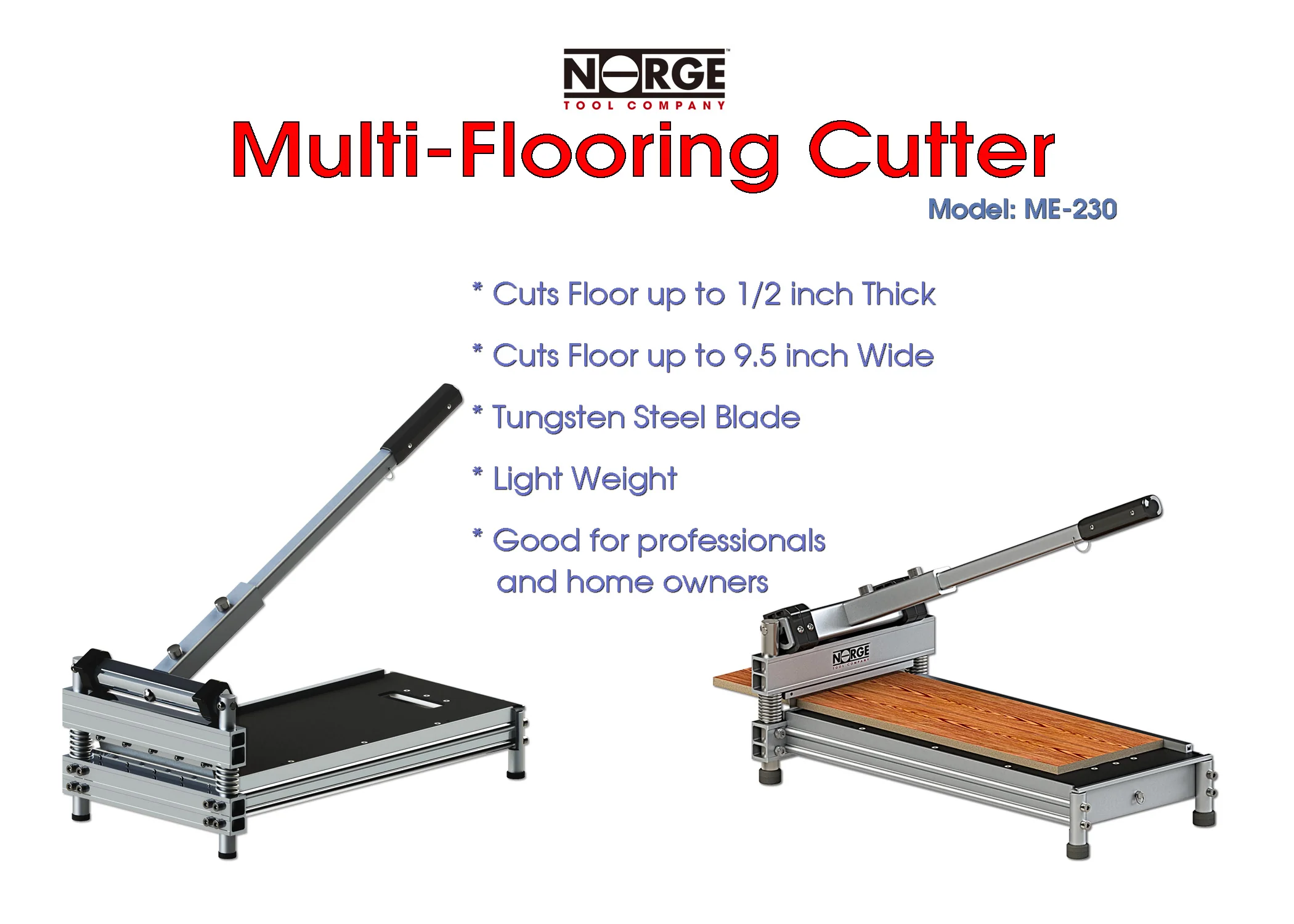 ME-230 Heavy Duty Multi-Purpose Flooring Cutter - Image 2