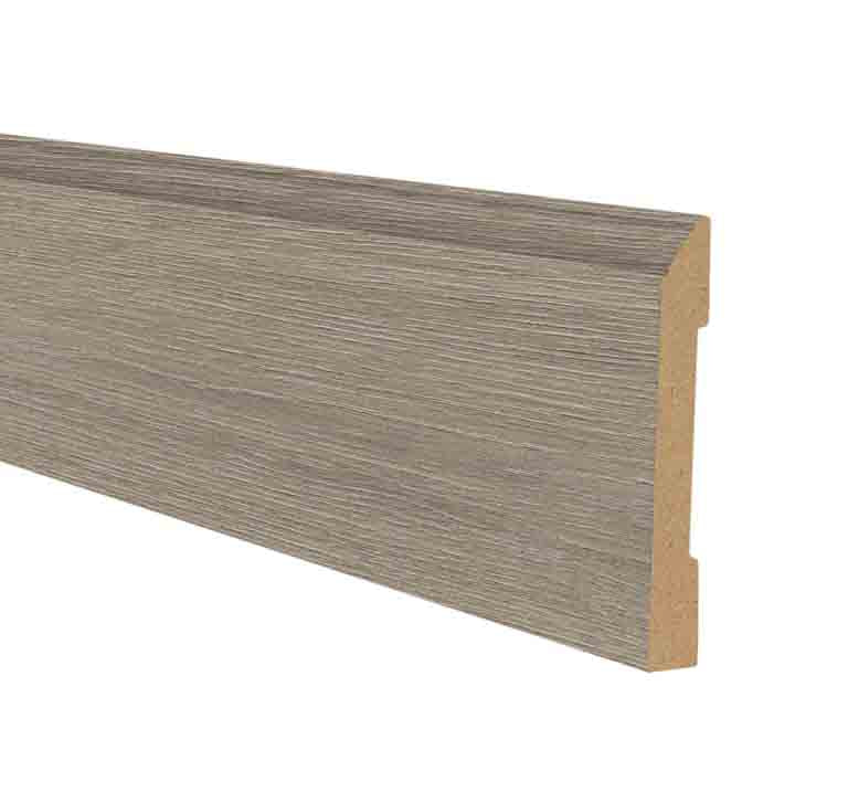 Moonflower Bay Oak Hybrid Resilient 3.25 in wide x 7.5 ft Length Baseboard