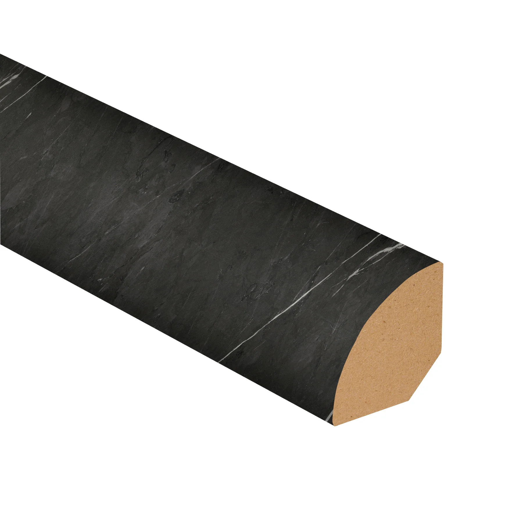 Nero Salerno .75 in wide x 7.5 ft Length Quarter Round