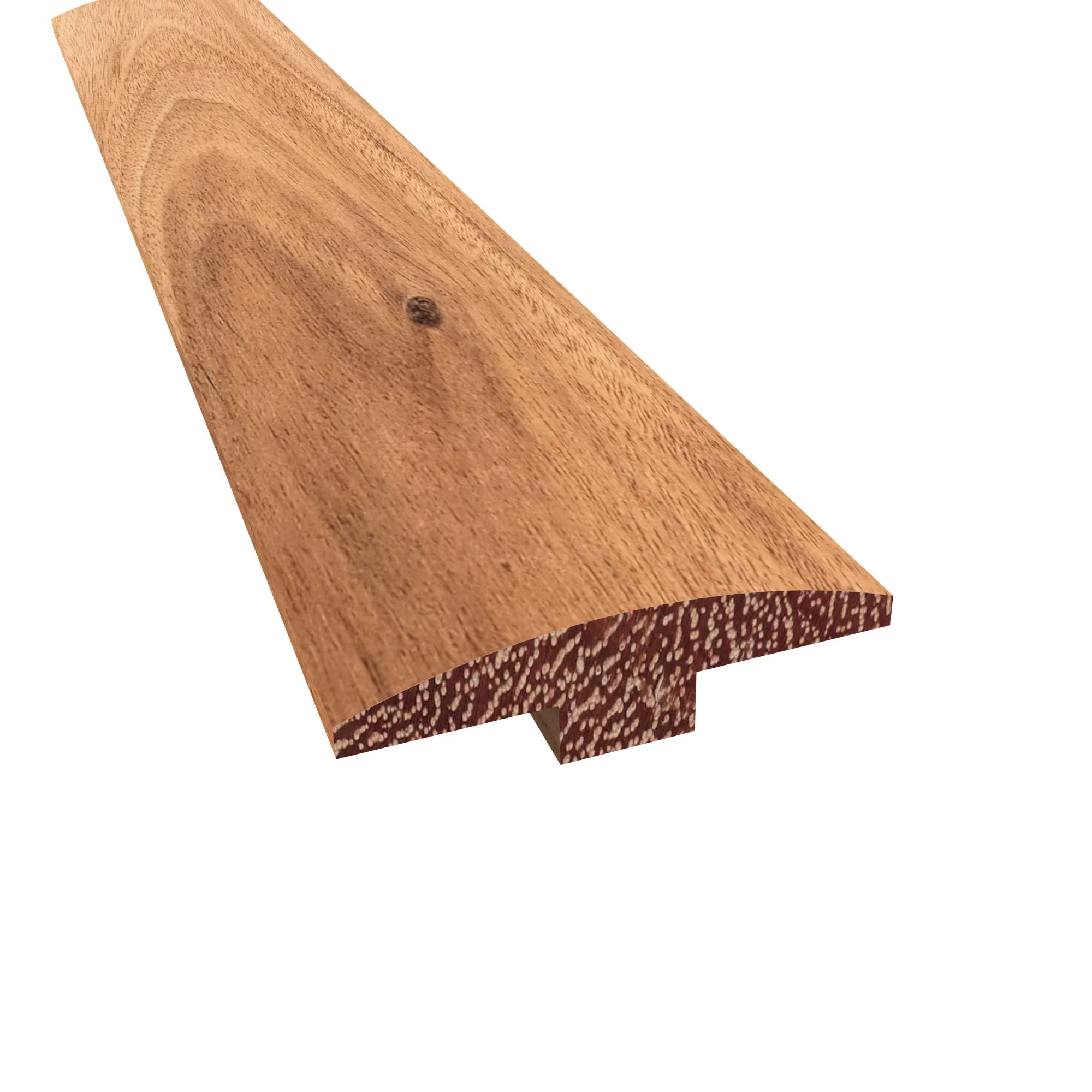Prefinished Brioche Distressed 2 in. Wide x 6.5 ft. Length T-Molding