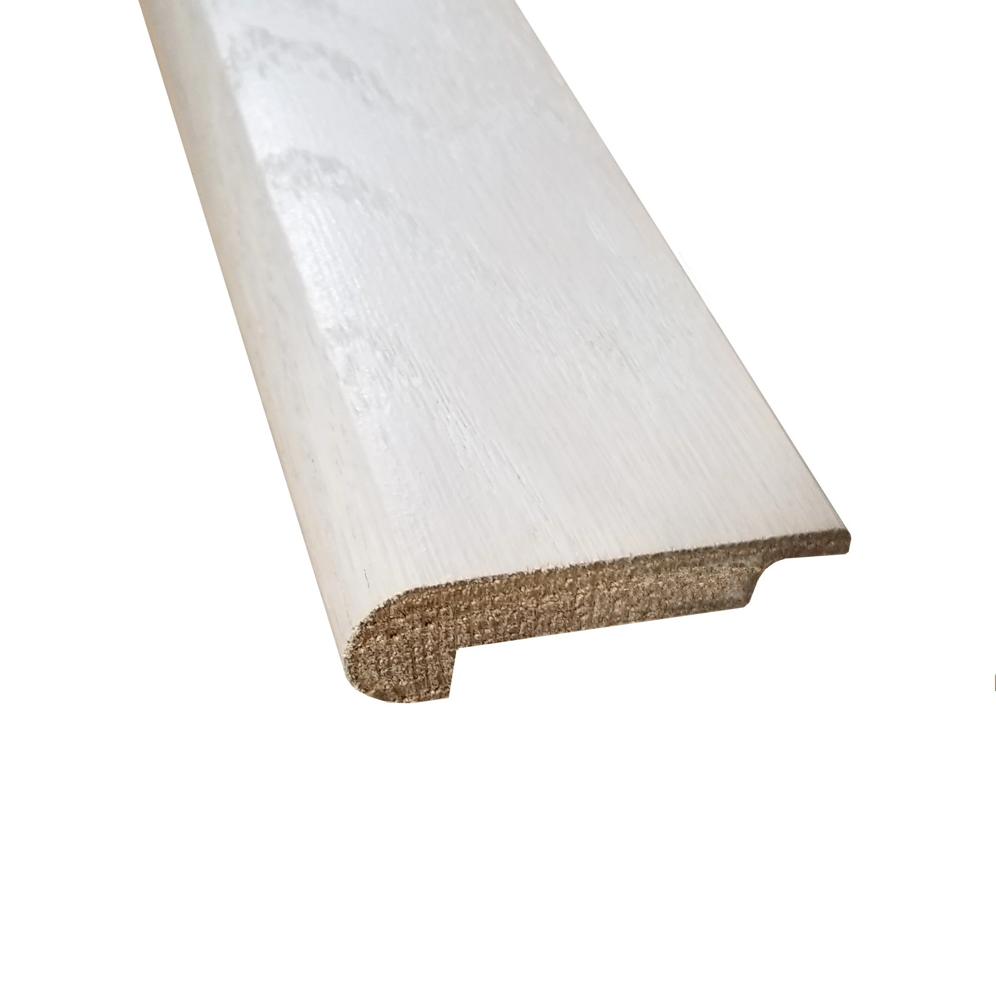 Prefinished Great Plains Oak 7mm x 2.19 in. Wide x 6.5 ft. Length Overlap Stair Nose