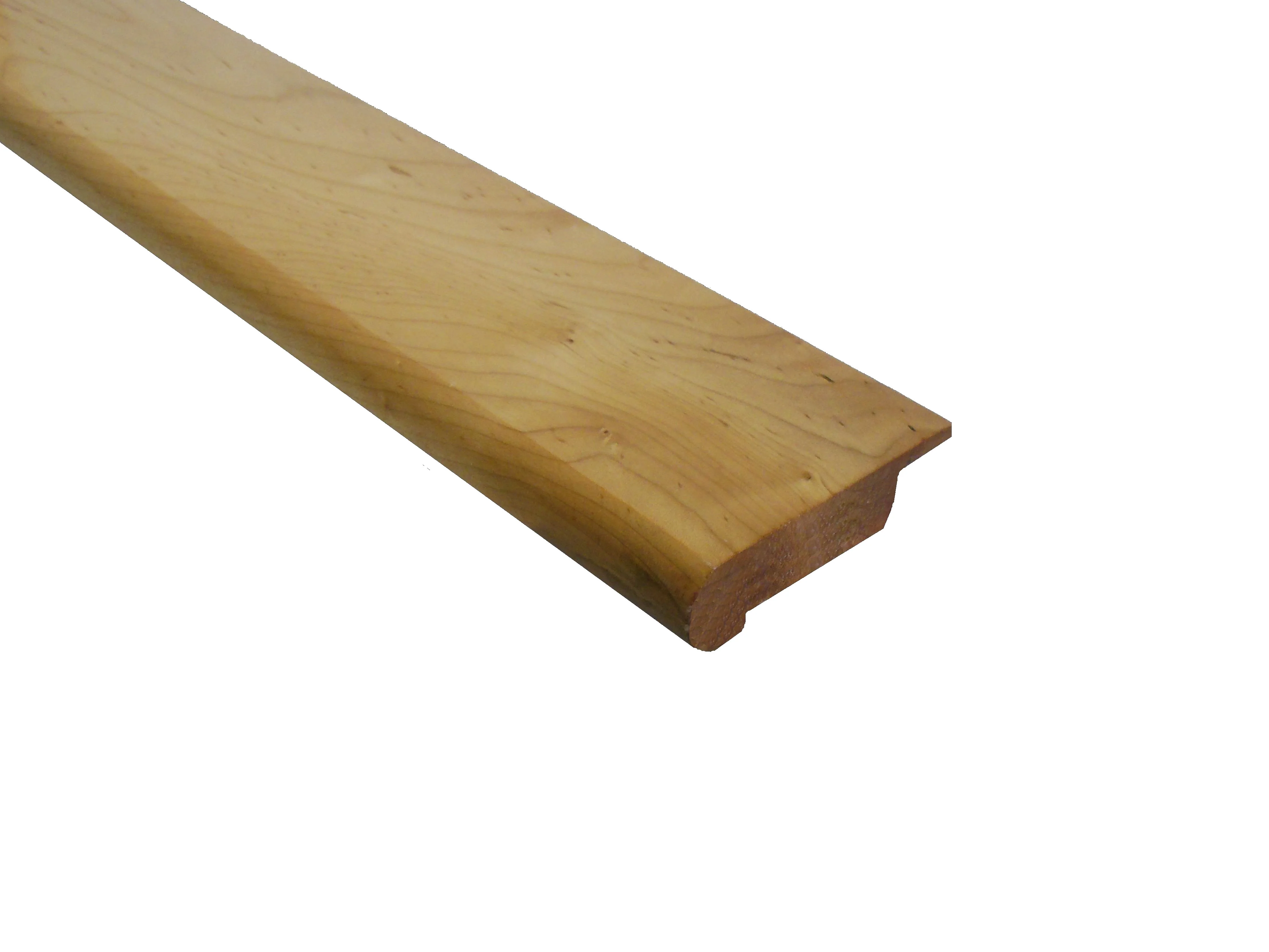Prefinished Maple 3/8 in. Thick x 2.75 in. Wide x 6.5 in. Length Overlap Stair Nose - Image 2