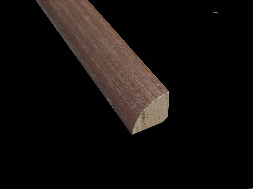 Prefinished Red Oak Mocha 3/4 in. Tall x 0.75 in. Wide x 8 ft. Length Quarter Round - Image 2