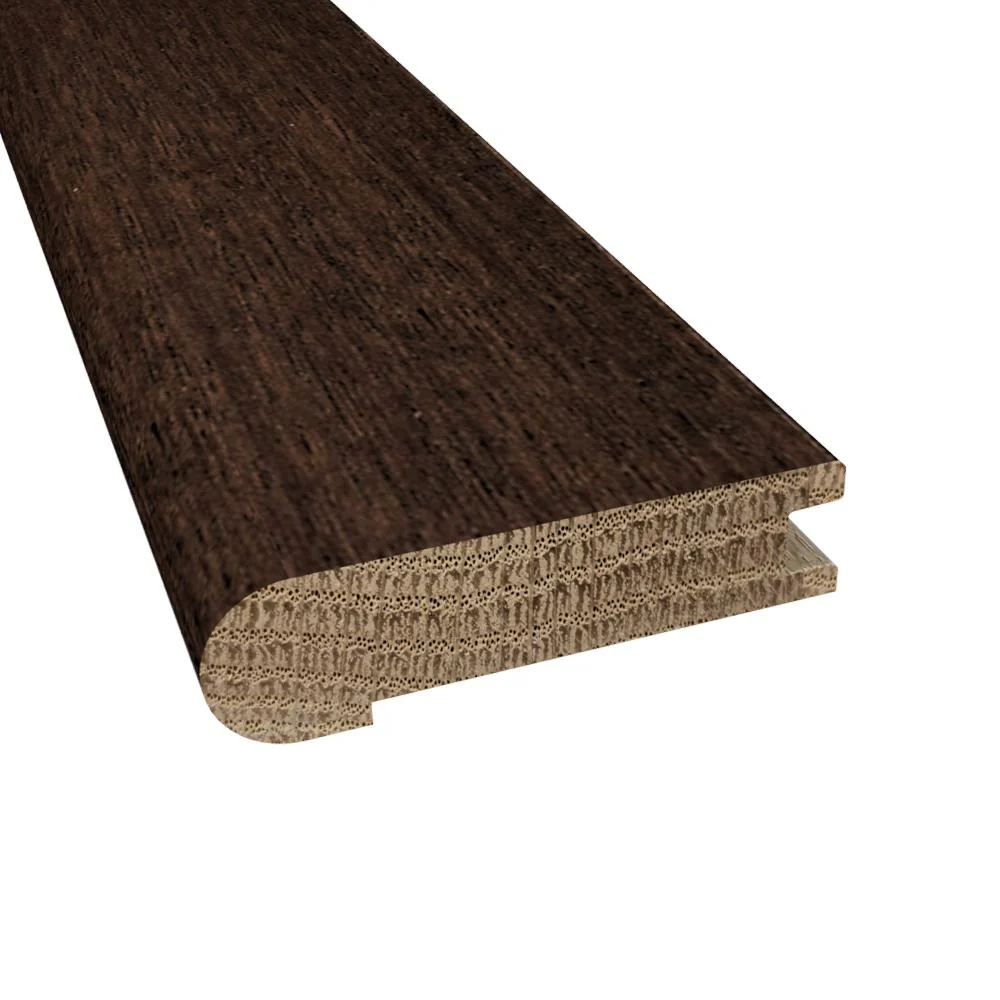 Prefinished Tudor Brazilian Oak 3/4 in. Thick x 3.13 in. Wide x 6.5 ft. Length Stair Nose