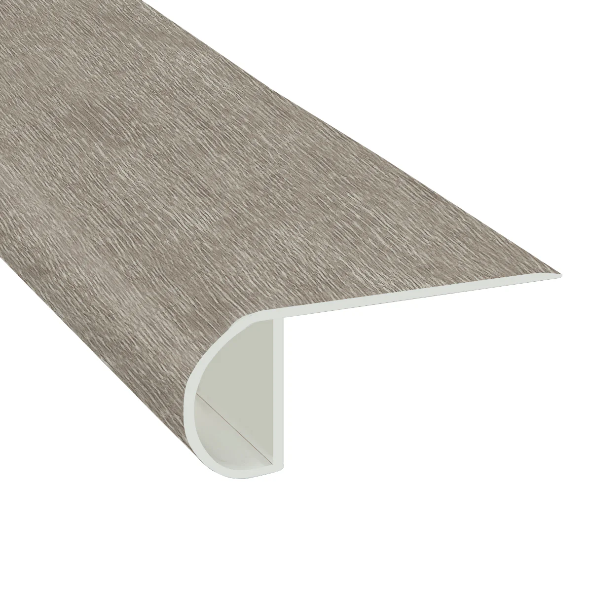 Sheffield Oak Rigid Waterproof Vinyl 1in. Thick x 2.23in. Wide x 7.5ft Length Low Profile Stair Nose