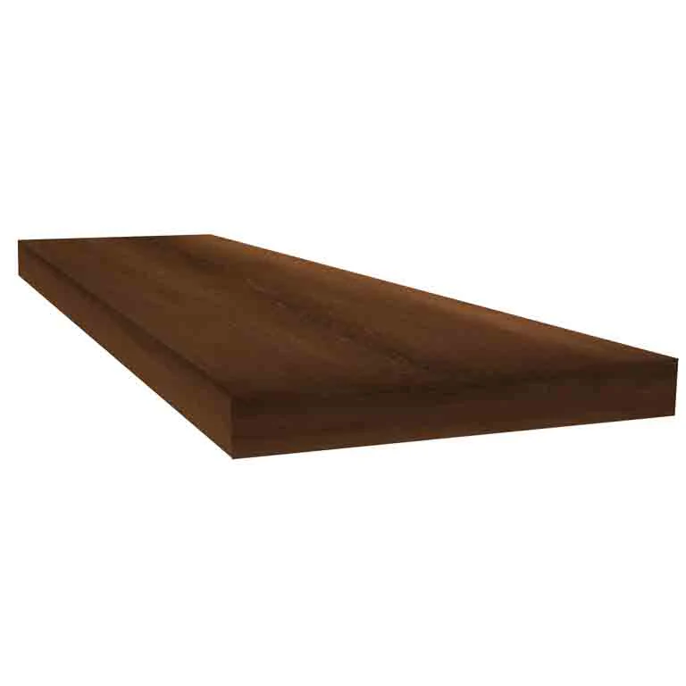Sierra Redwood 48" inch Square Retrofit Tread with Return